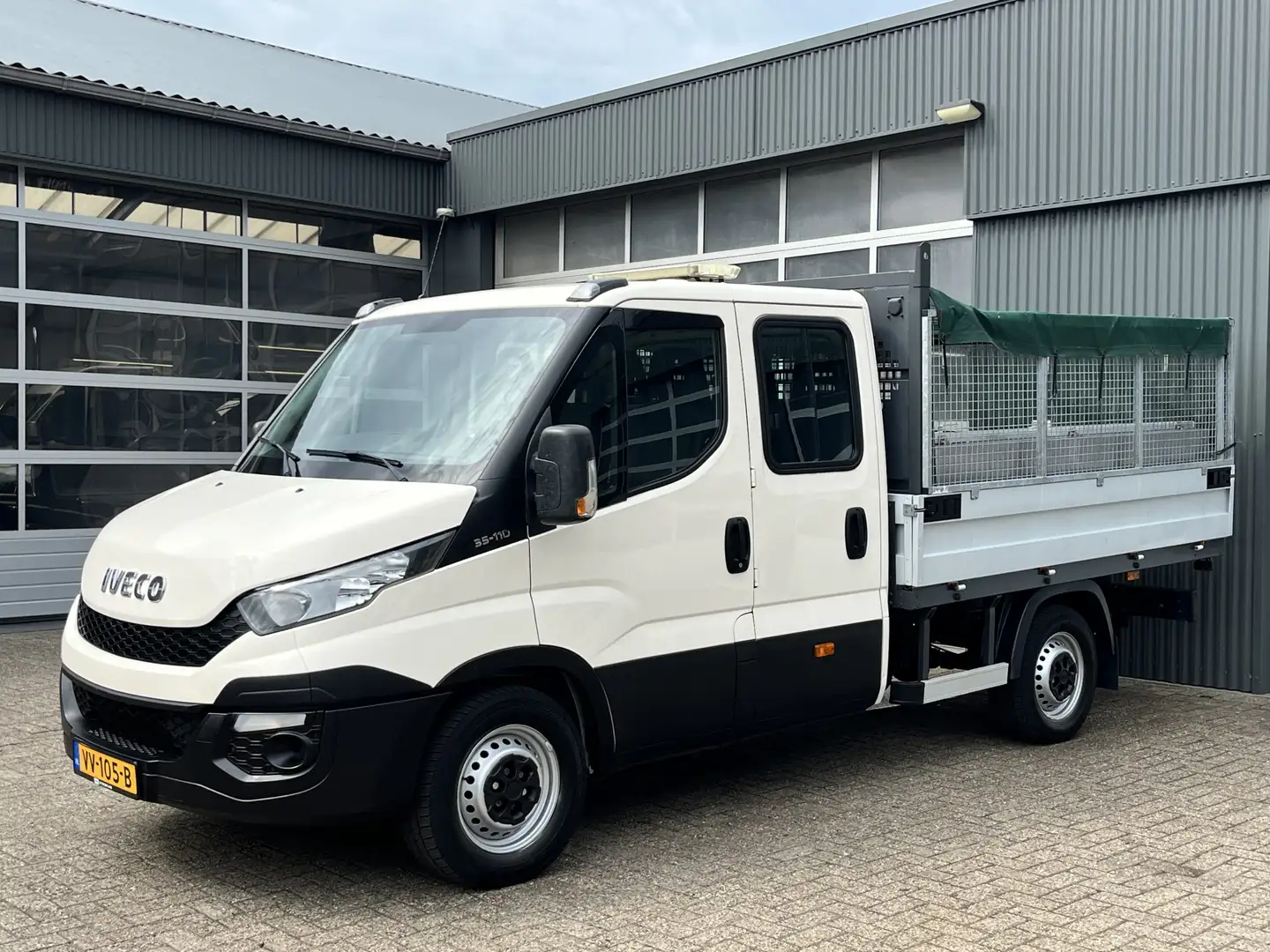 Iveco Daily 35S11D 2.3 345 7 persoons 3500kg trekgewicht Airco Wit - 2