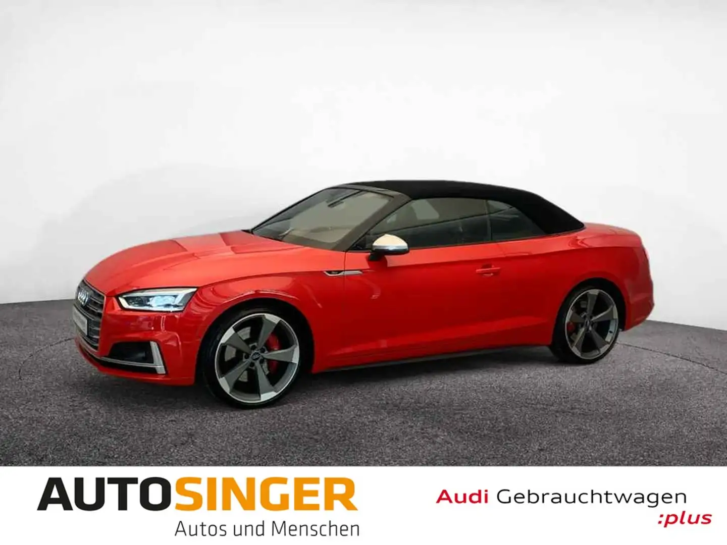 Audi S5 Cabrio *AHK*LED*ACC*NAVI*B&O*20"*R-CAM*SHZ* Rot - 1