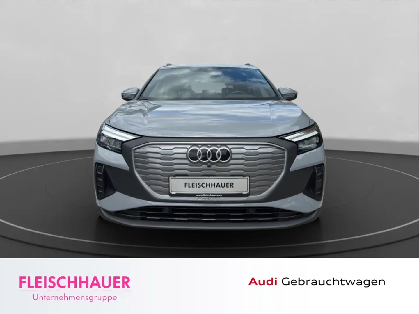 Audi Q4 e-tron 55 kWh Digitales Cockpit LED Klimaautom DAB SHZ Sp Grau - 2