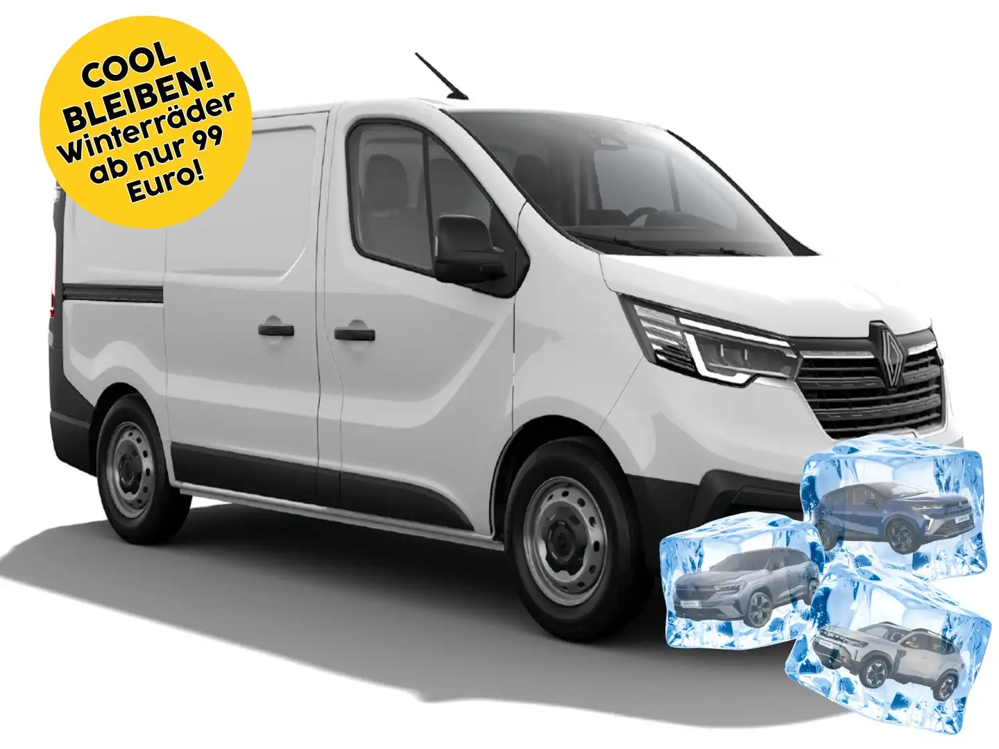 Renault Trafic E-TECH 100% elektrisch Kastenwagen L1H1 Blanc - 1
