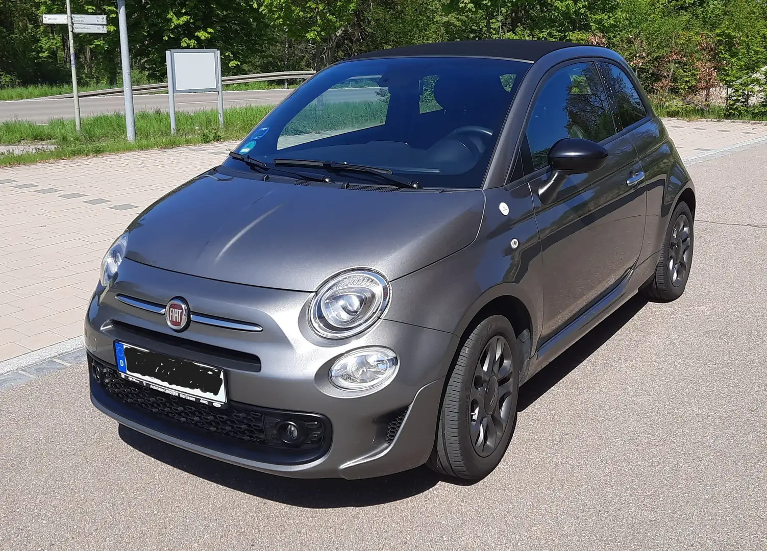 Fiat 500C 500 C 1.0 GSE Hybrid Hey Google Grau - 1