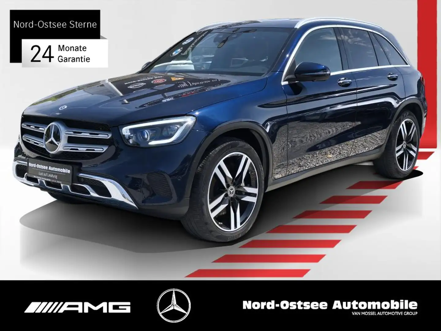 Mercedes-Benz GLC 400 d 4M DISTRO 360° AHK SITZHZG BURMESTER Blauw - 1