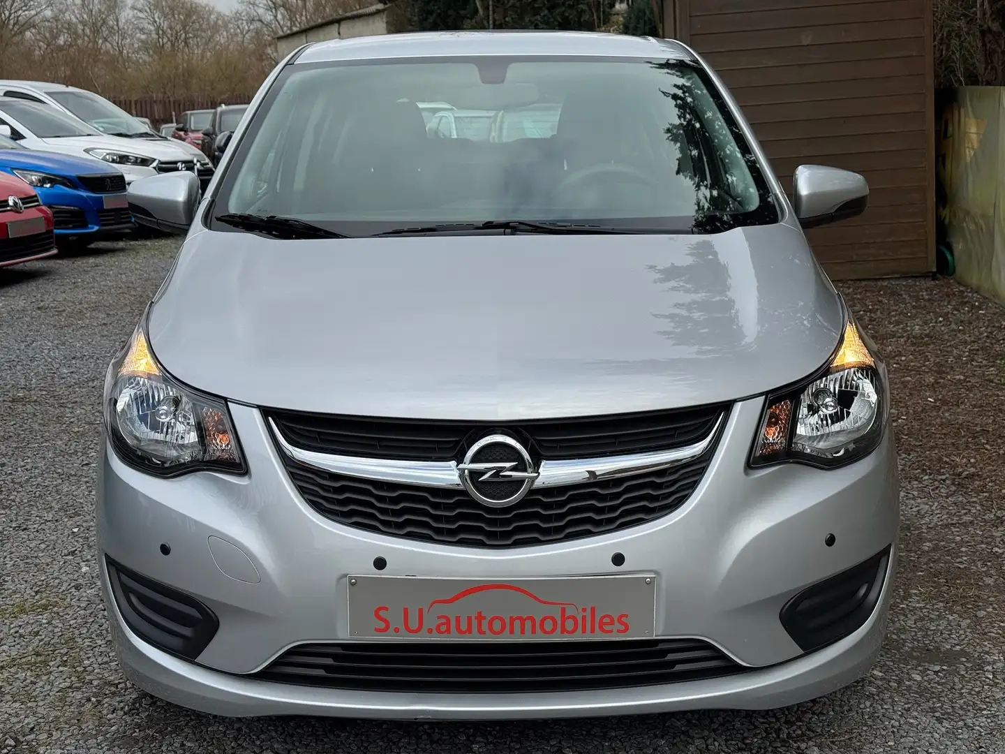 Opel Karl 1.0i Automatique/15.000Km/Clim/Cruise/Pdc/Gar12M Gris - 2