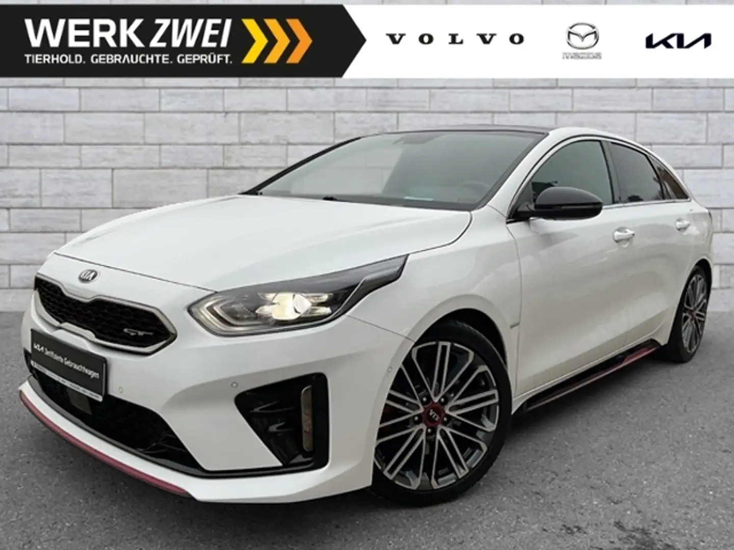 Kia ProCeed / pro_cee'd 1,6 GT AT AHK ACC Kamera Navi JBL BLIS Weiß - 1