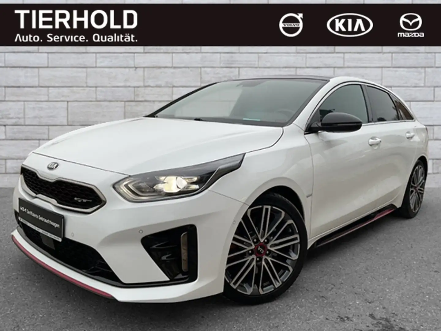 Kia ProCeed / pro_cee'd 1,6 GT AT AHK ACC Kamera Navi JBL BLIS Weiß - 2