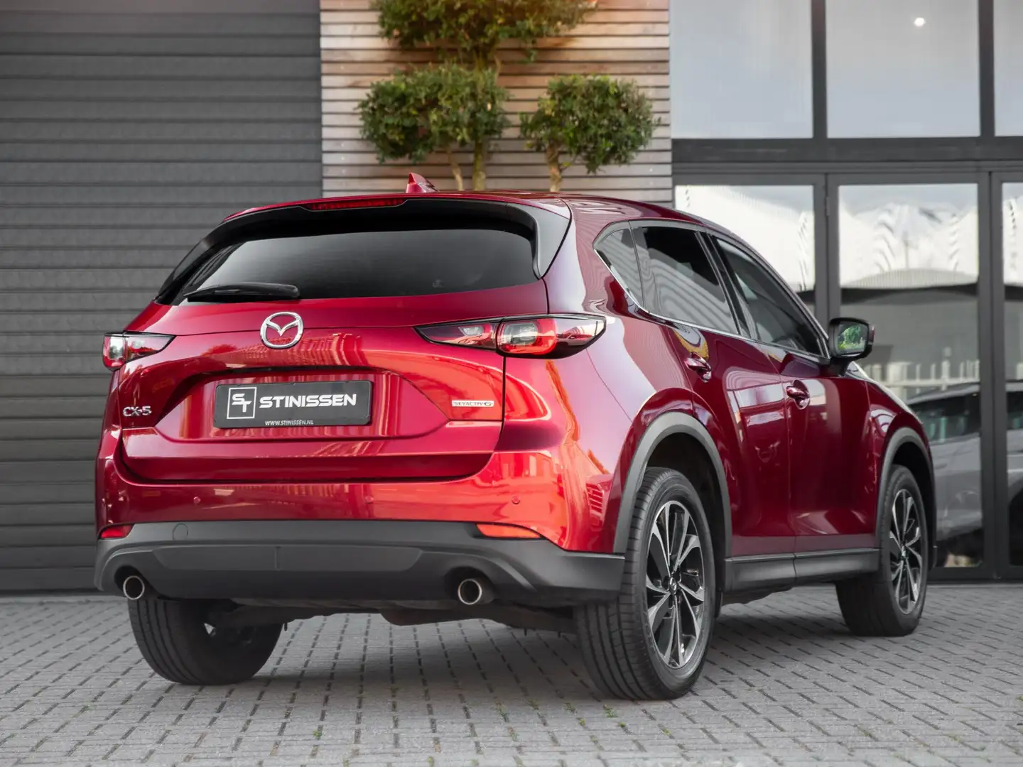 Mazda CX-5 2.5 e-SkyActiv-G M Hybrid 194 Exclusive-Line Leer Rood - 2
