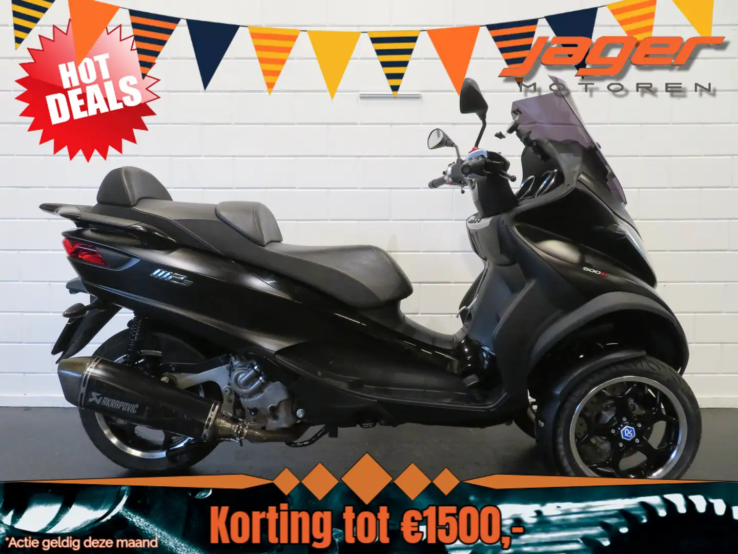 Piaggio MP3 500 LT MP3 FRAAI! Zwart - 1