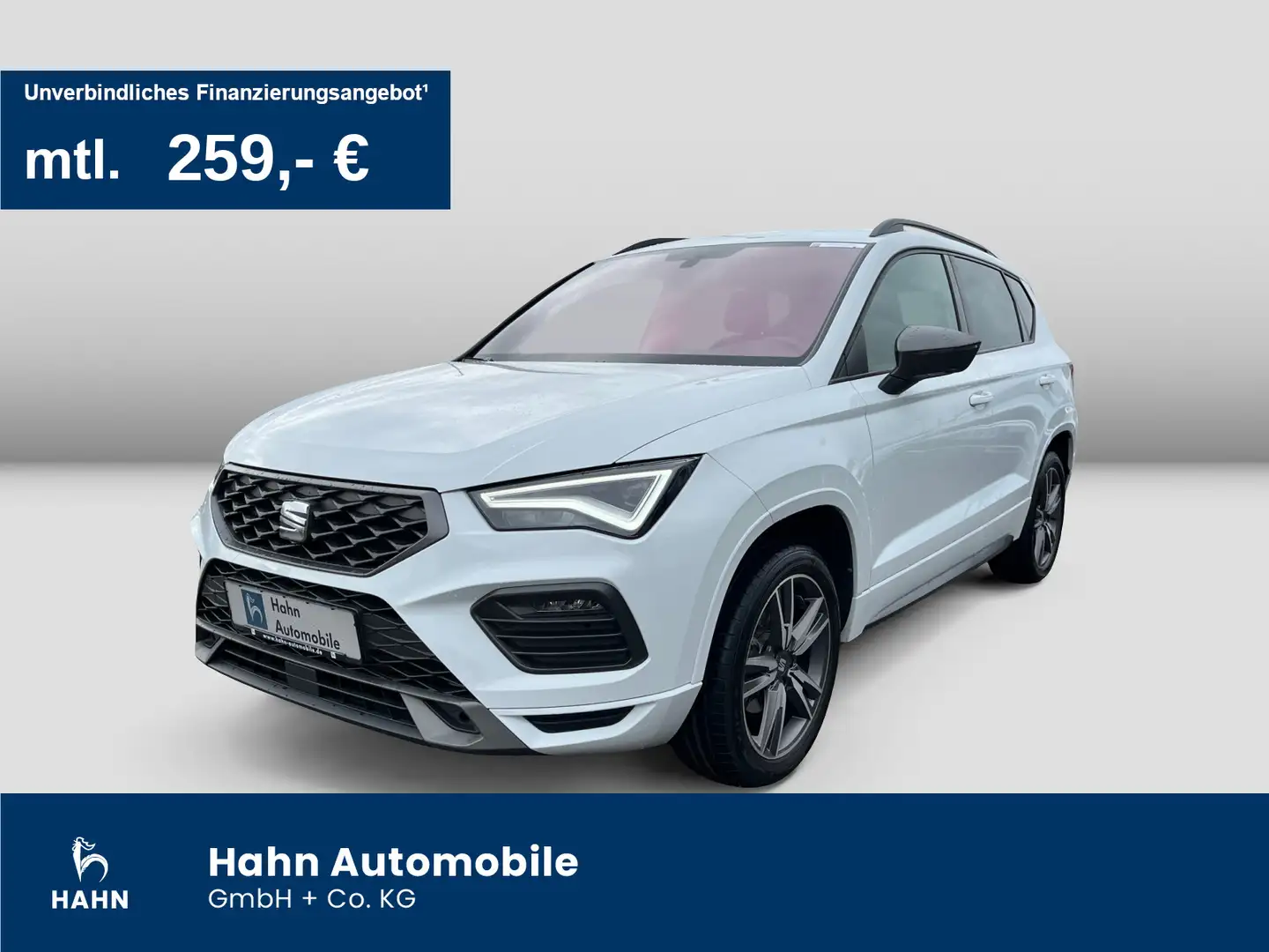 SEAT Ateca 1.5TSI FR LED Navi AHK CAM APP Sitzhzg GRA Weiß - 1