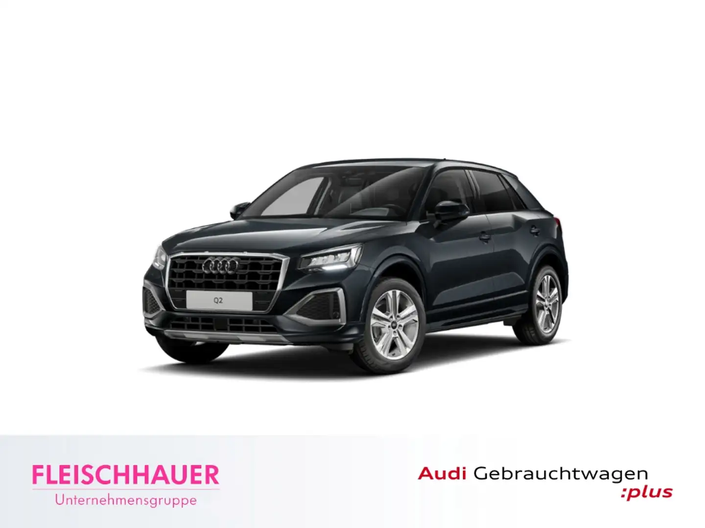 Audi Q2 30 TFSI advanced LED+NAVI+RFK+SHZ+AHK+DAB+DC Grau - 2