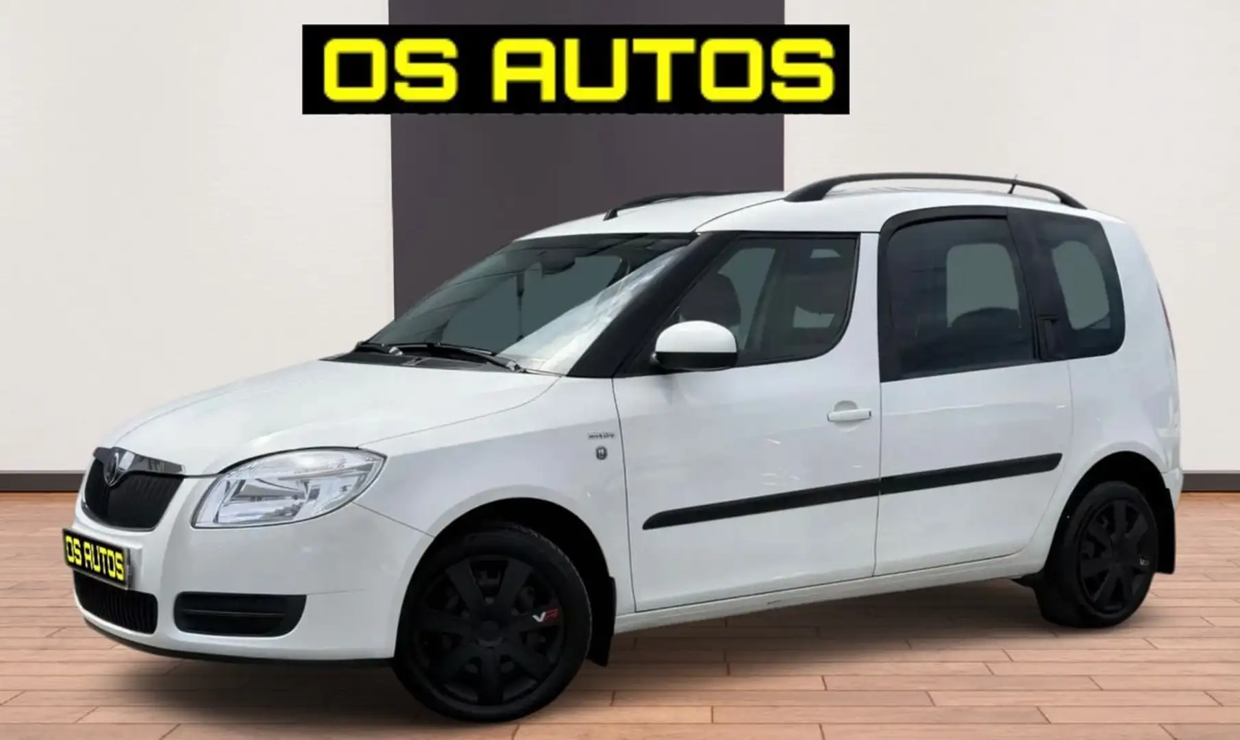 Skoda Roomster Phase II - 1.2 70ch 12V (5 cv) - BVM5 - 5 Portes - Ambition %2B PACK CLIM %2B 160 000KM Blanco - 1