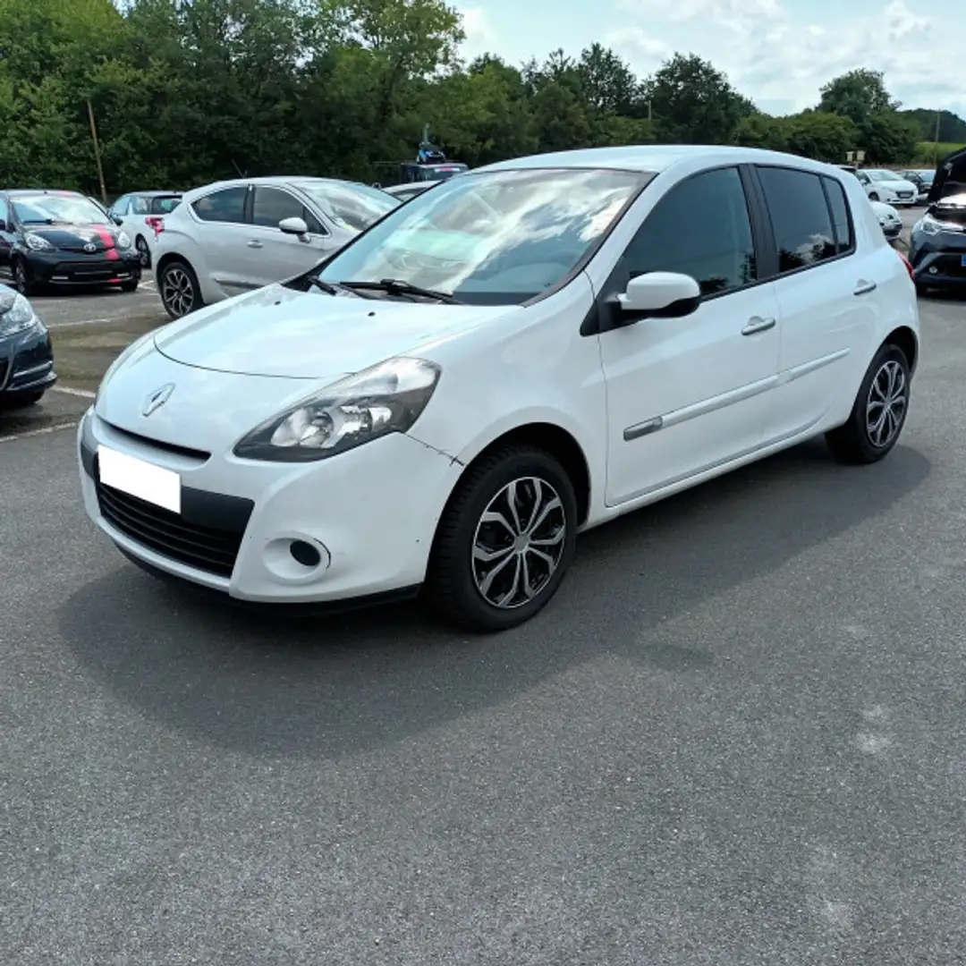Renault Clio 1.5 DCI 75CH AUTHENTIQUE ECO² 5P Blanc - 1
