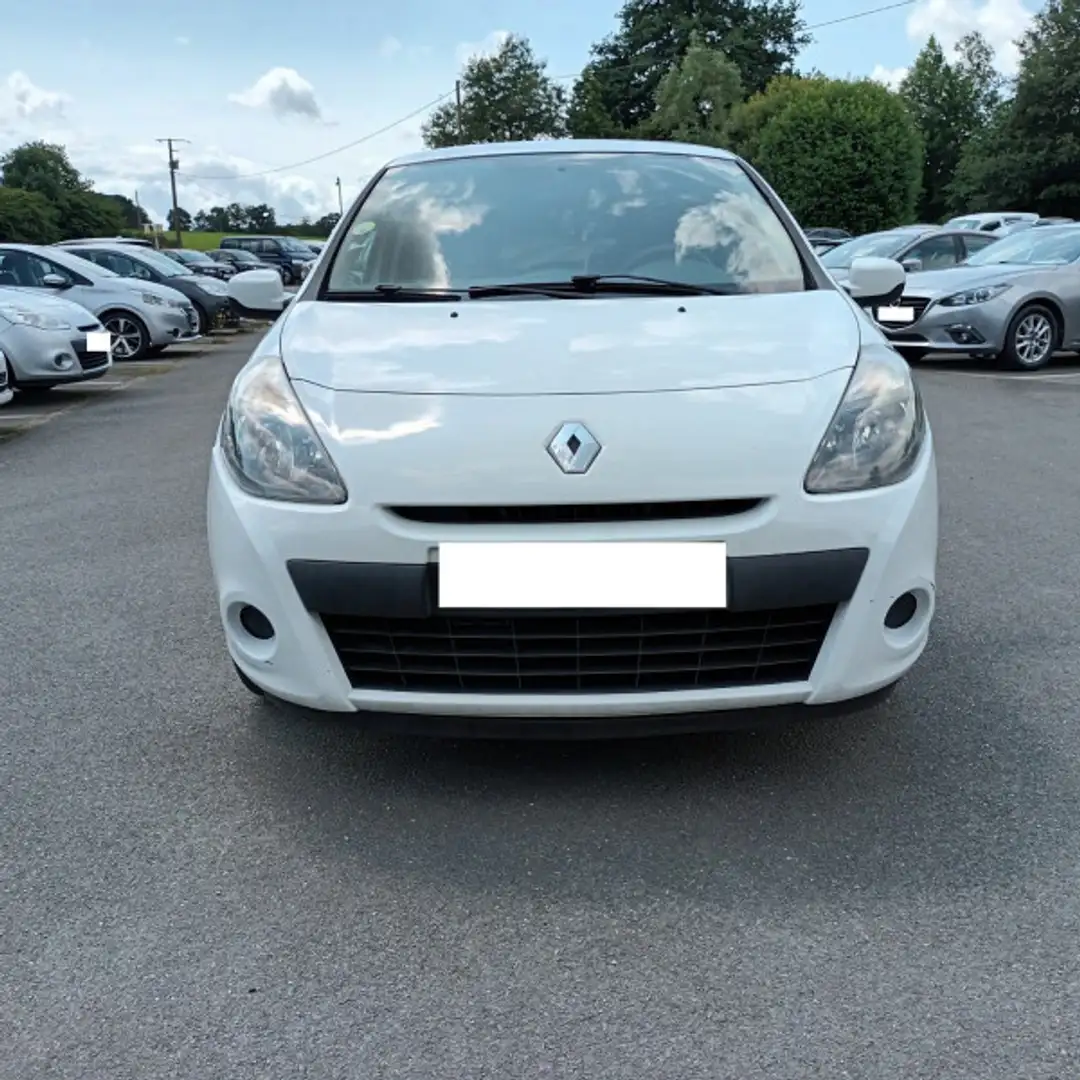 Renault Clio 1.5 DCI 75CH AUTHENTIQUE ECO² 5P Blanc - 2