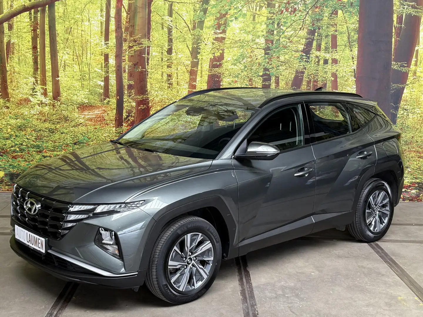 Hyundai TUCSON 1.6 T-GDI HEV i-Motion Hybrid Automaat Navi Camera Gris - 1