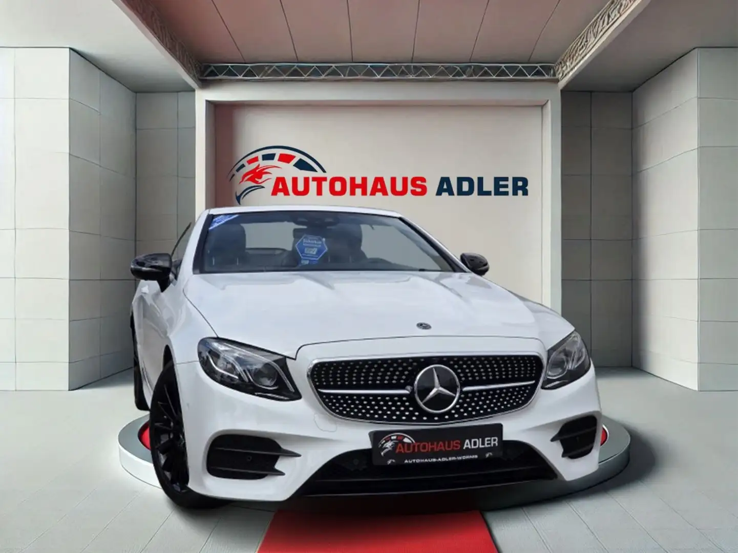 Mercedes-Benz E 450 E450 4MATIC CABRIO AMG-LINE*WIDE*360°LED*AIRSCAR Blanco - 1