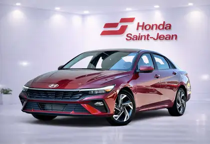 Red 2025 Hyundai Elantra Sedan  Continuously Variable Transmission