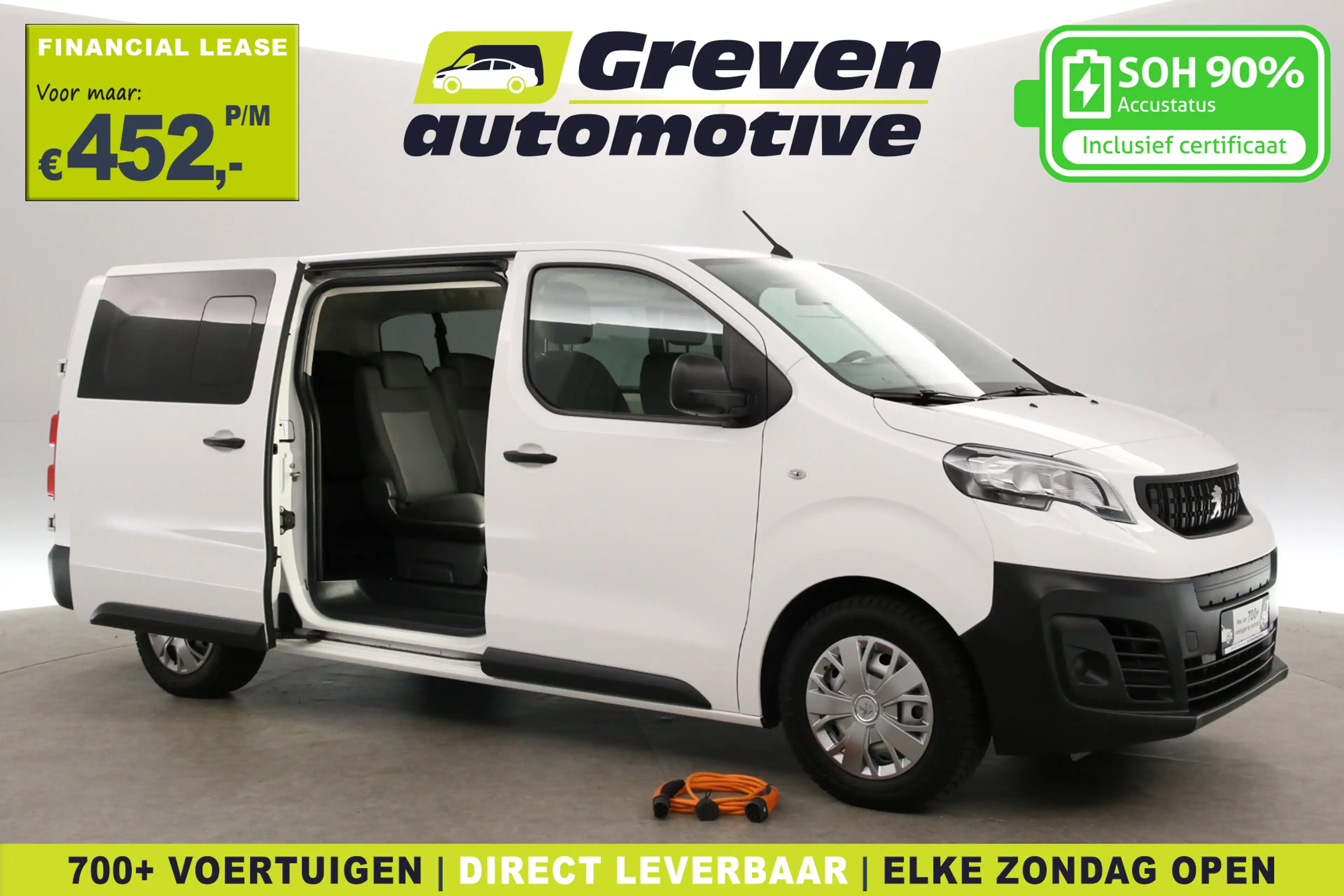 Peugeot e-Expert Kombi 75 kWh L3H1 8 Zits | Snelladen | SOH 90% | A