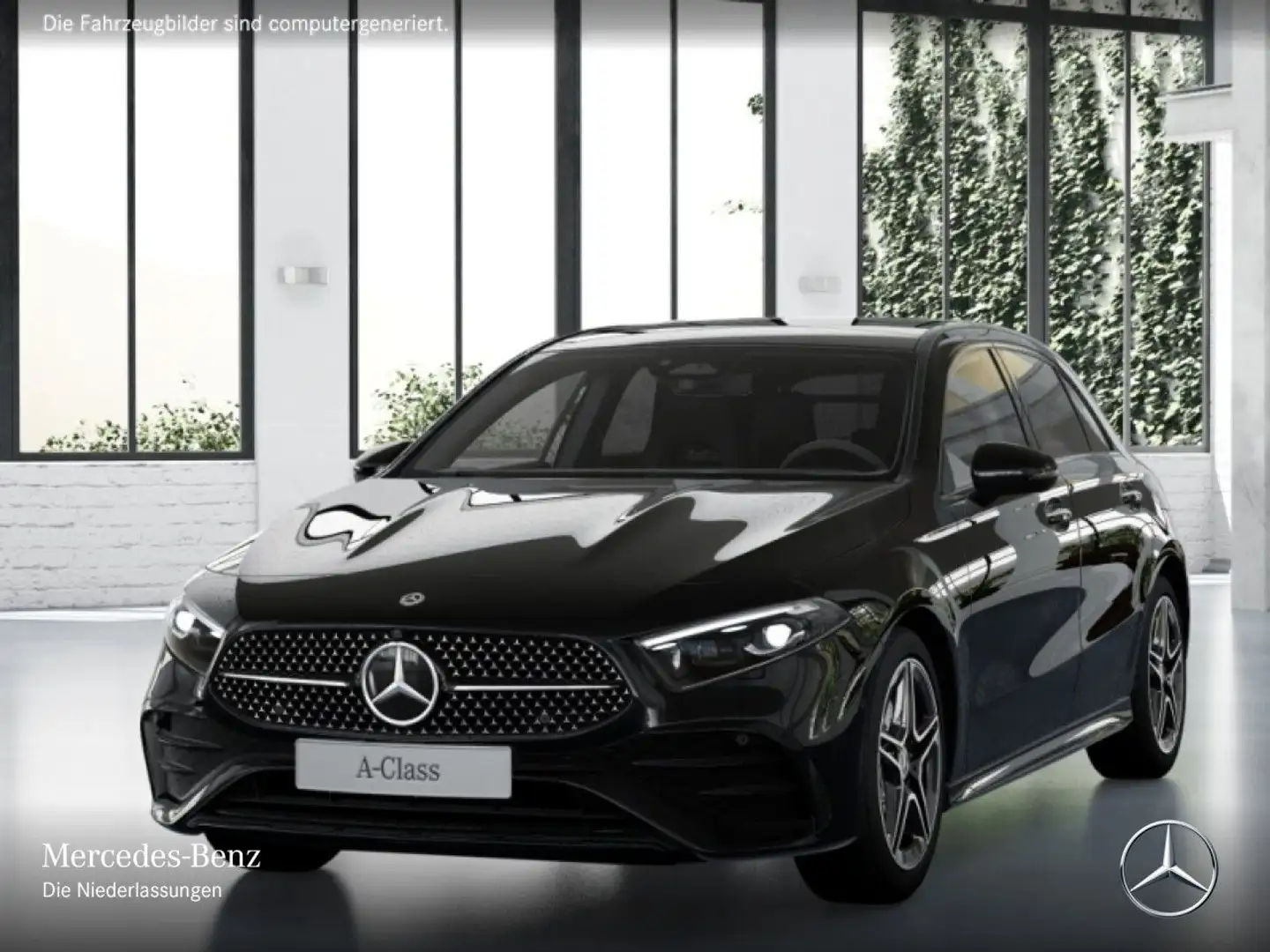 Mercedes-Benz A 220 4M AMG+NIGHT+PANO+360°+MULTIBEAM+HUD+TOTW Noir - 2