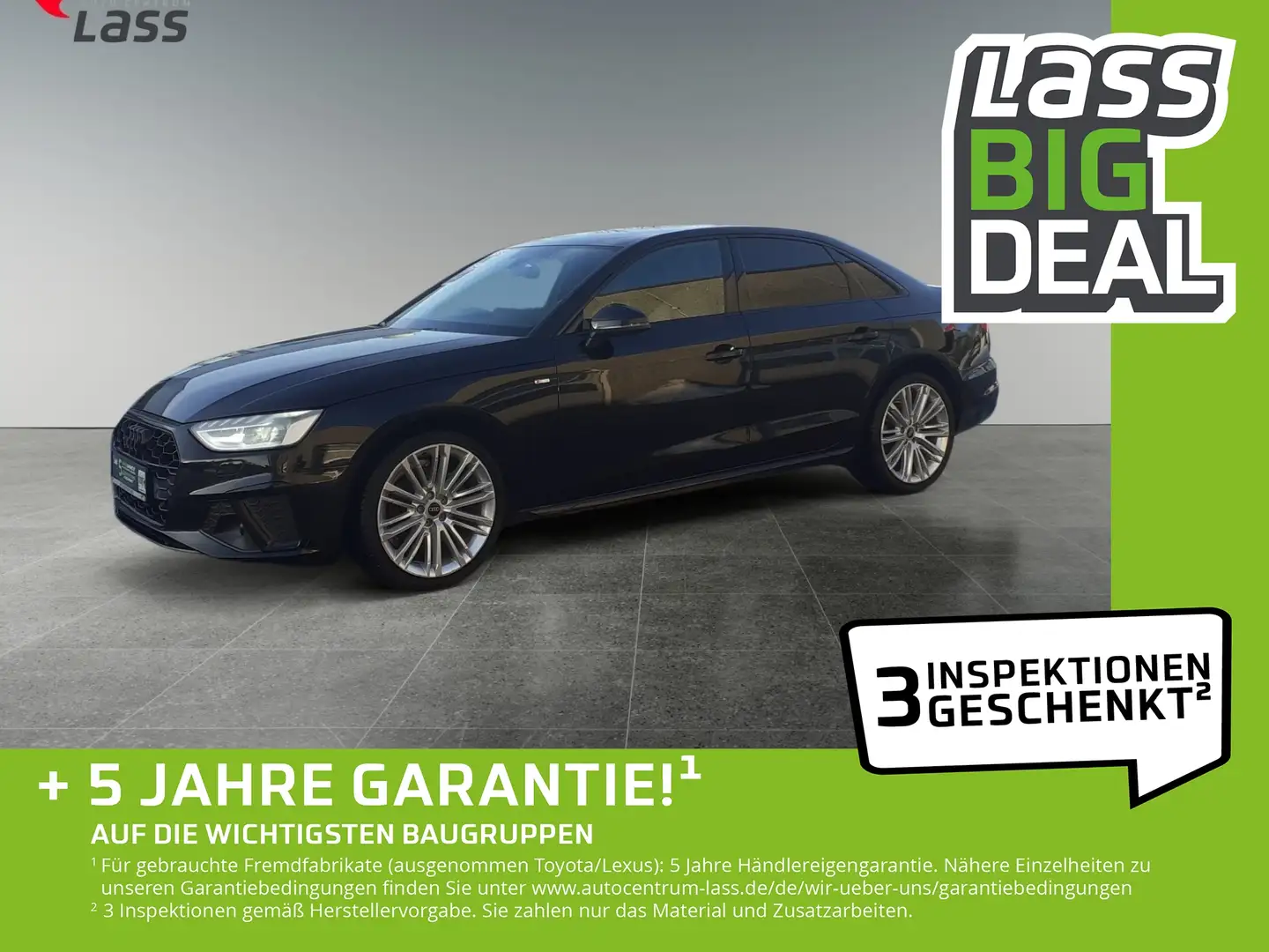 Audi A4 35 2.0 TFSI S-Line +Leder+Navi+Kamera+ Schwarz - 1