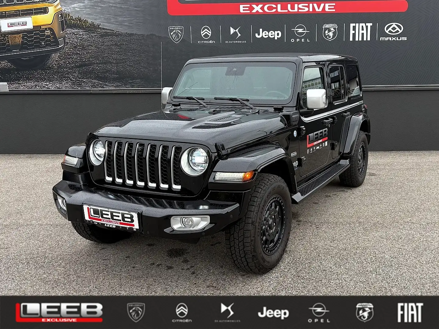 Jeep Wrangler Sahara 2.0 PHEV 380 PS AT 4xe - IRMSCHER Editio... Schwarz - 1