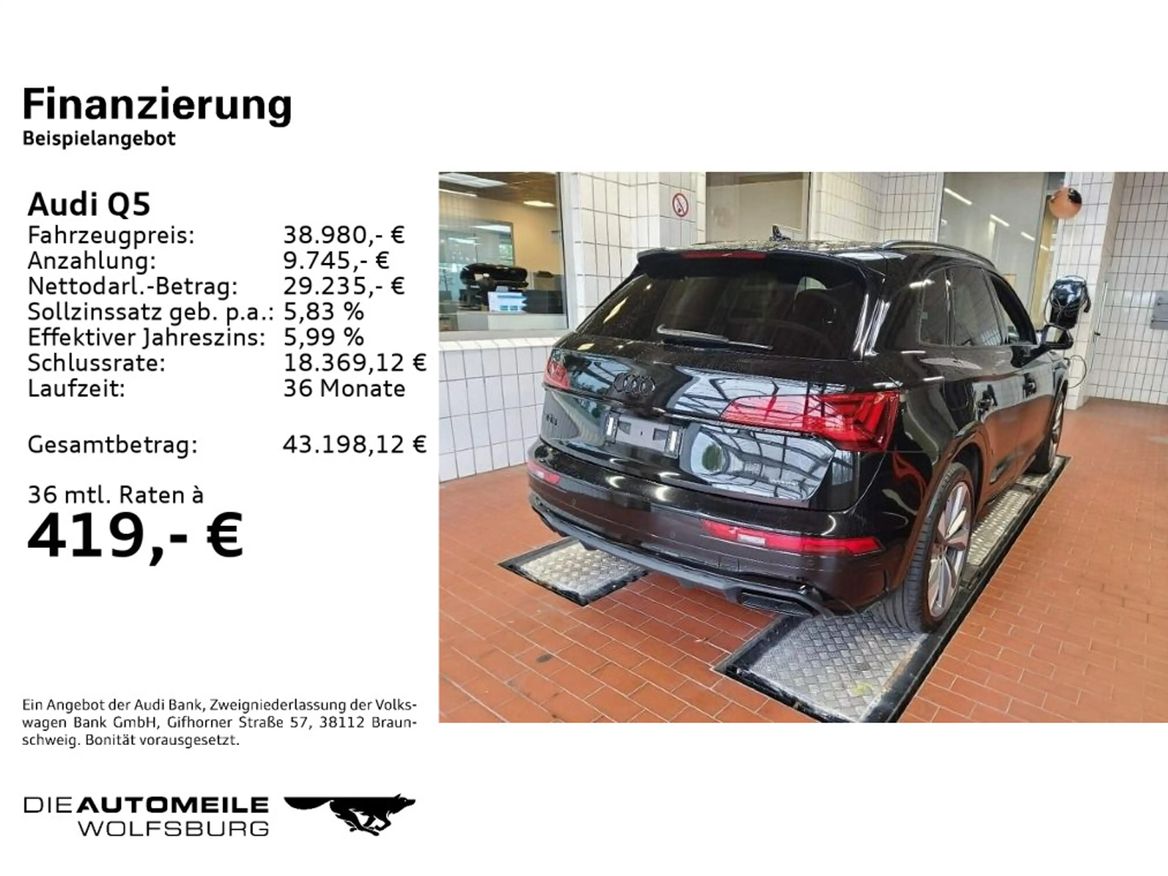 Audi Q5 40 TDI Q S tronic S line Matrix/Luft/ACC/Kame — photo 2