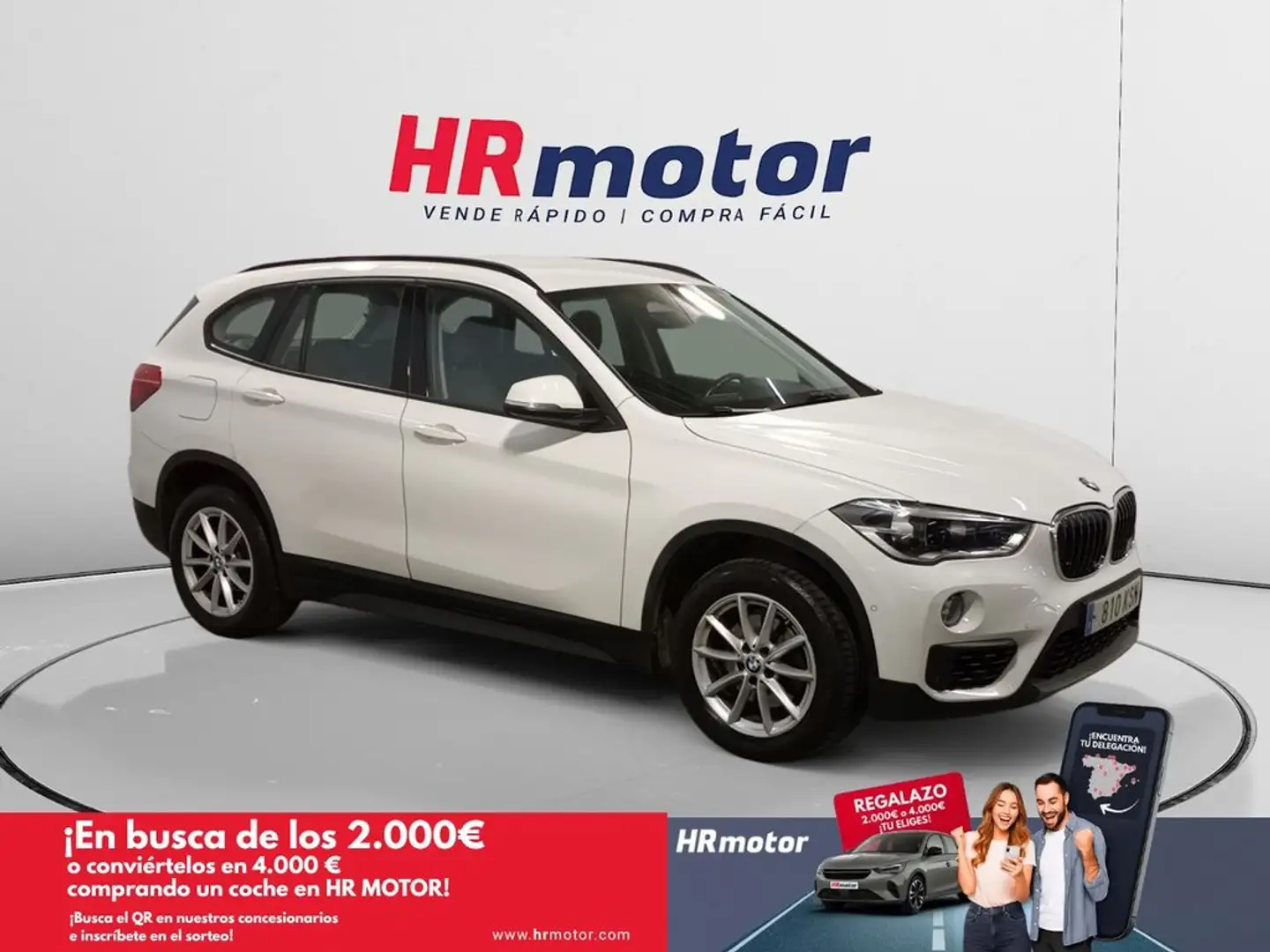 BMW X1 sDrive 18d Blanc - 1
