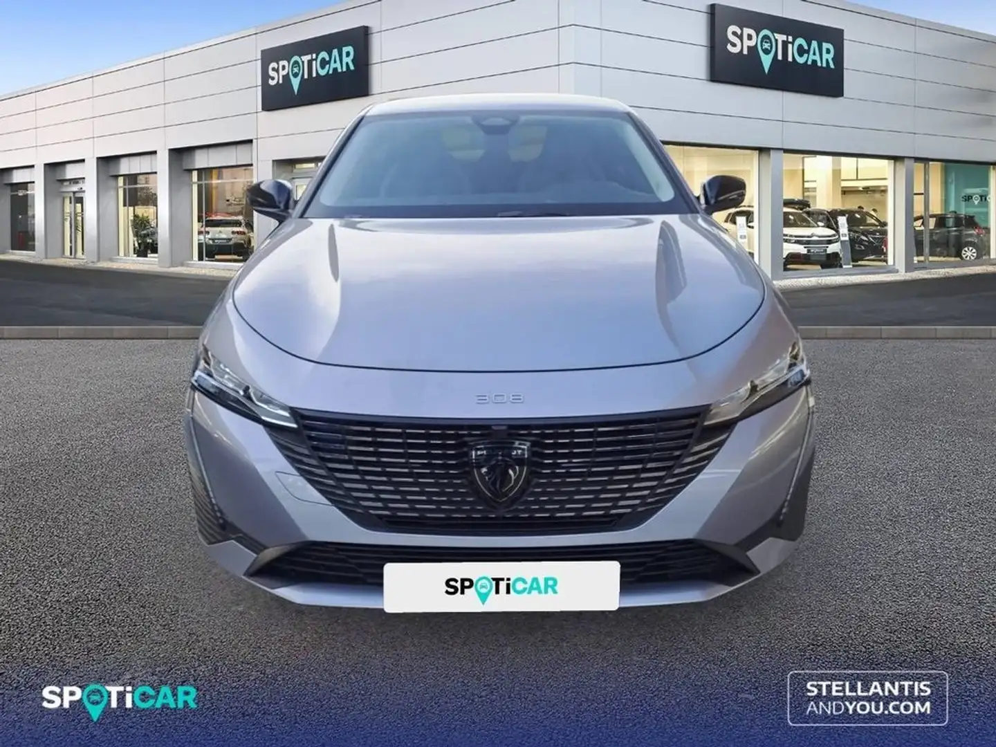 Peugeot 308 5P Hybrid MHEV 145 e-DCS6 Allure Gris - 2