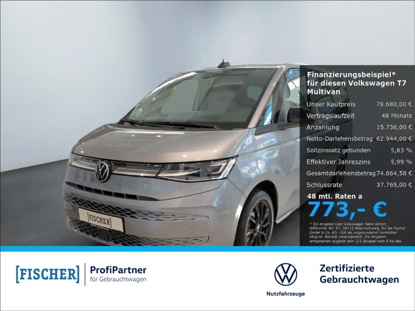 Volkswagen T7 Multivan 1.5 eHybrid 4Motion DSG Goal lang LÜ Matrix AHK Re Silber - 1