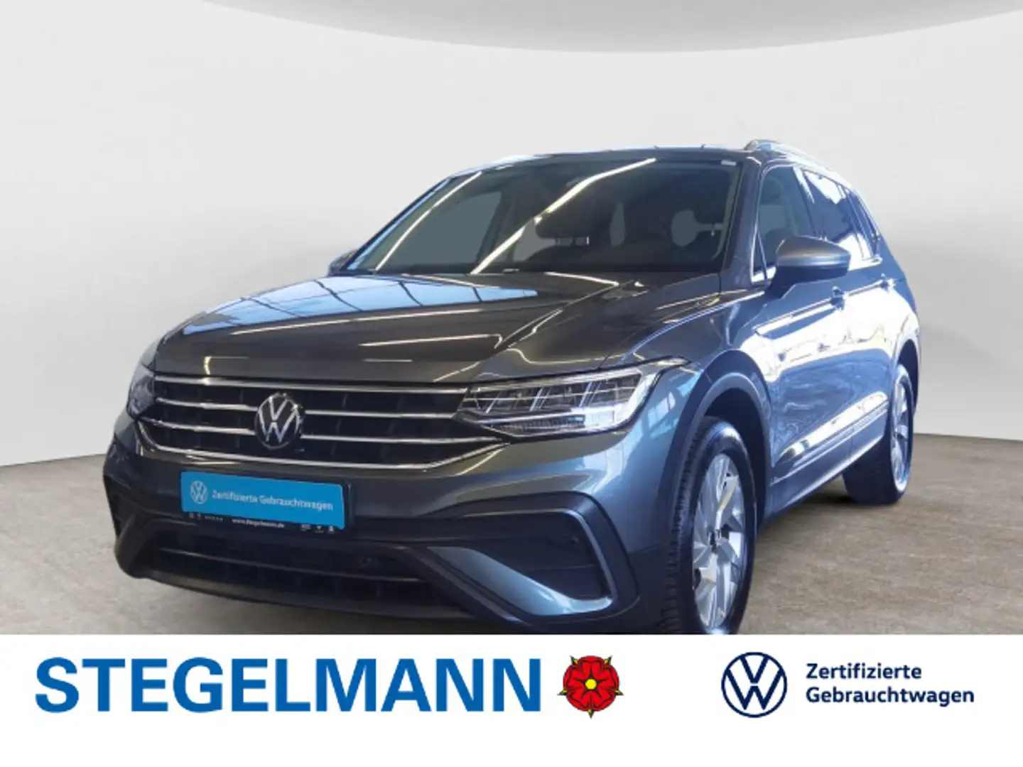 Volkswagen Tiguan Allspace 1.5 TSI Life 7-Sitzer *AHK*LED*N Grau - 1