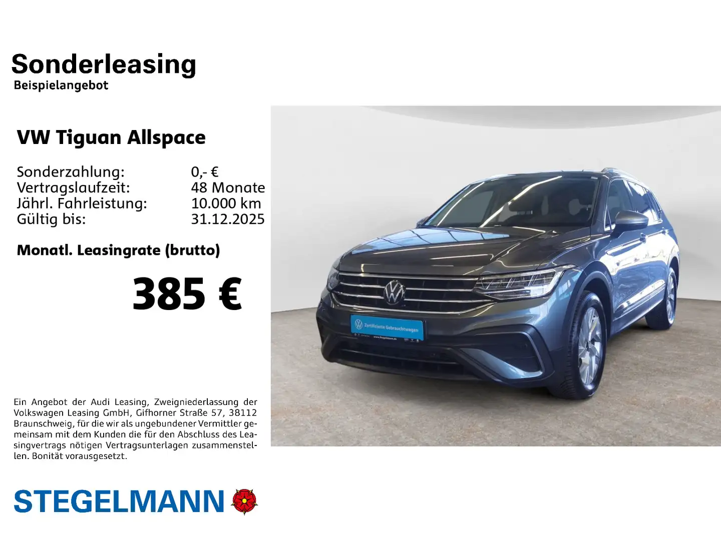 Volkswagen Tiguan Allspace 1.5 TSI Life 7-Sitzer *AHK*LED*N Grau - 2