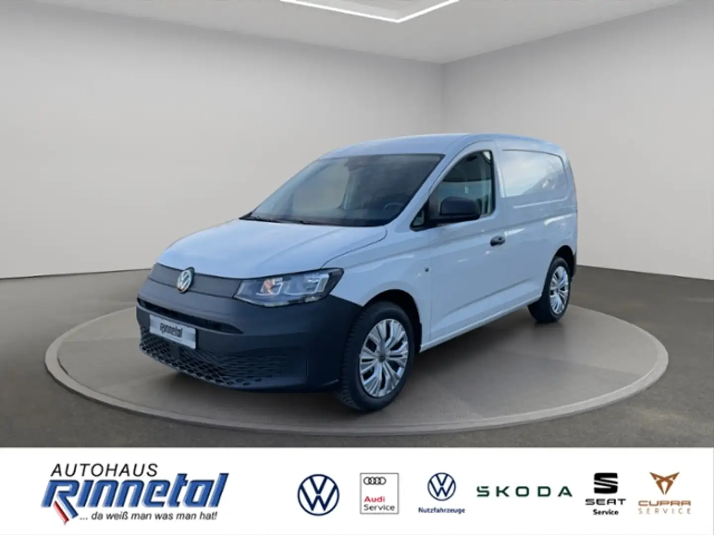 Volkswagen Caddy Cargo 1,5 l TSI EU6 85 kW KR KLIMA+AHZV+WINTERPAK Blanc - 1