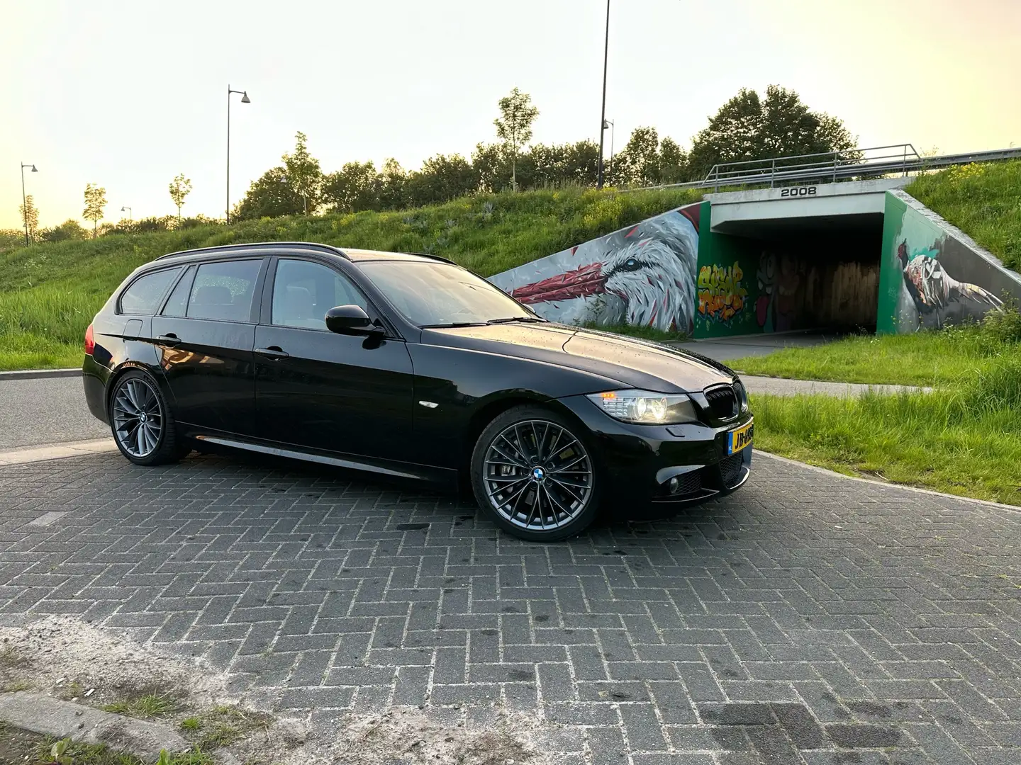 BMW 335 i M-sport |N55|pano|H&K|keyless|stoelverwarming Noir - 2