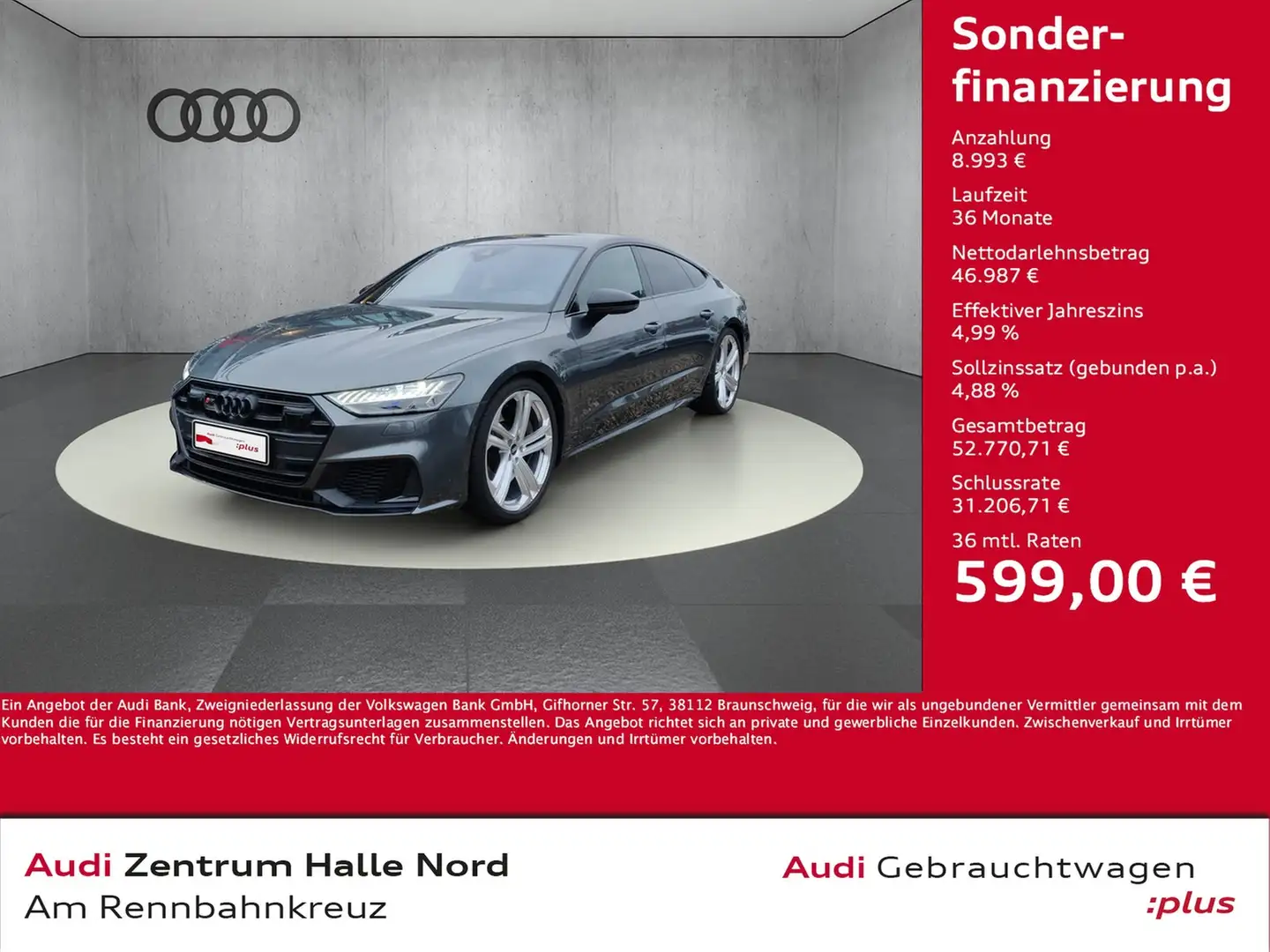 Audi S7 Sportback 3.0 TDI quattro tiptronic Vollausstat... Šedá - 1