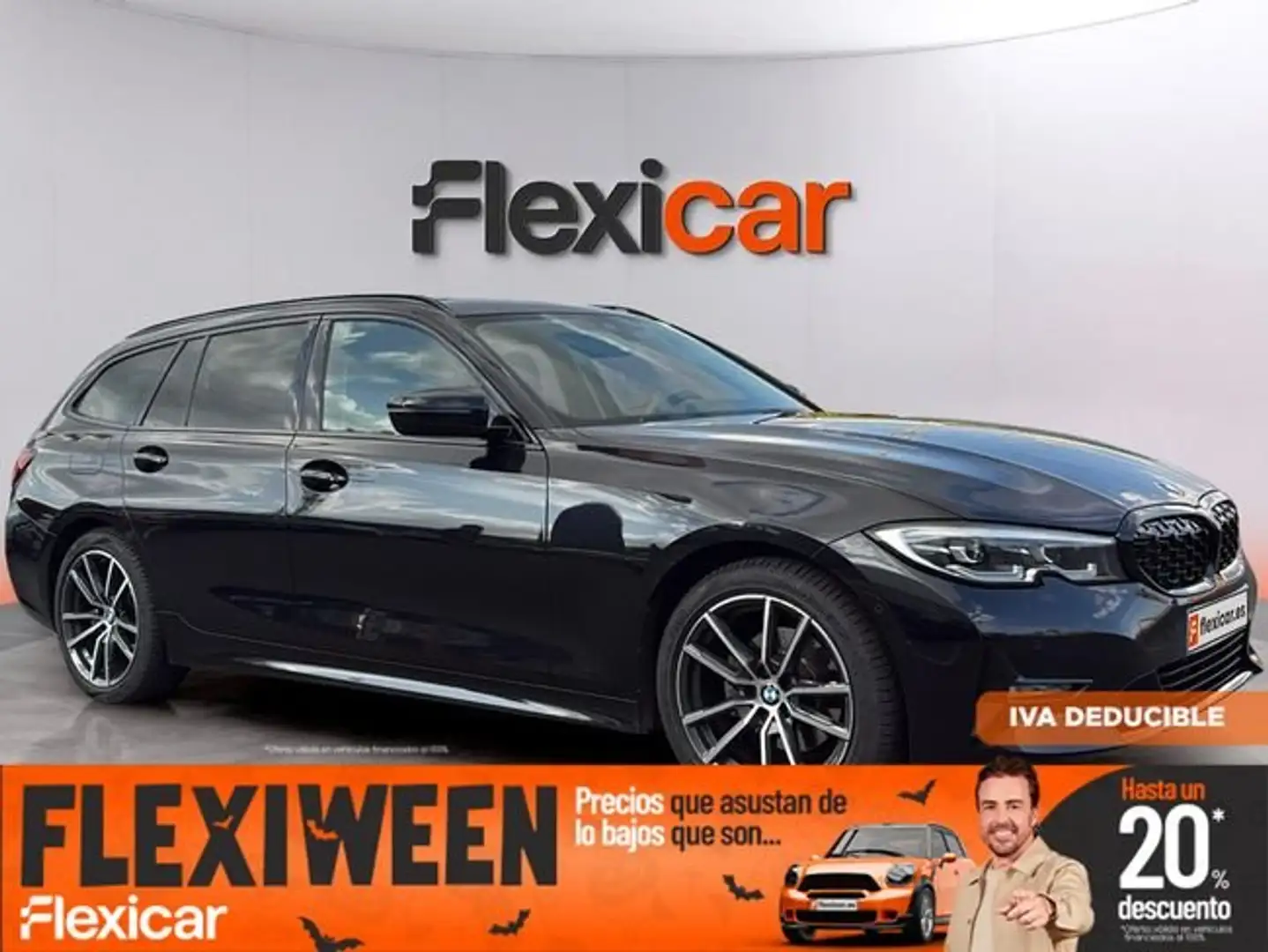 BMW 320 320d Auto.Touring Negro - 1