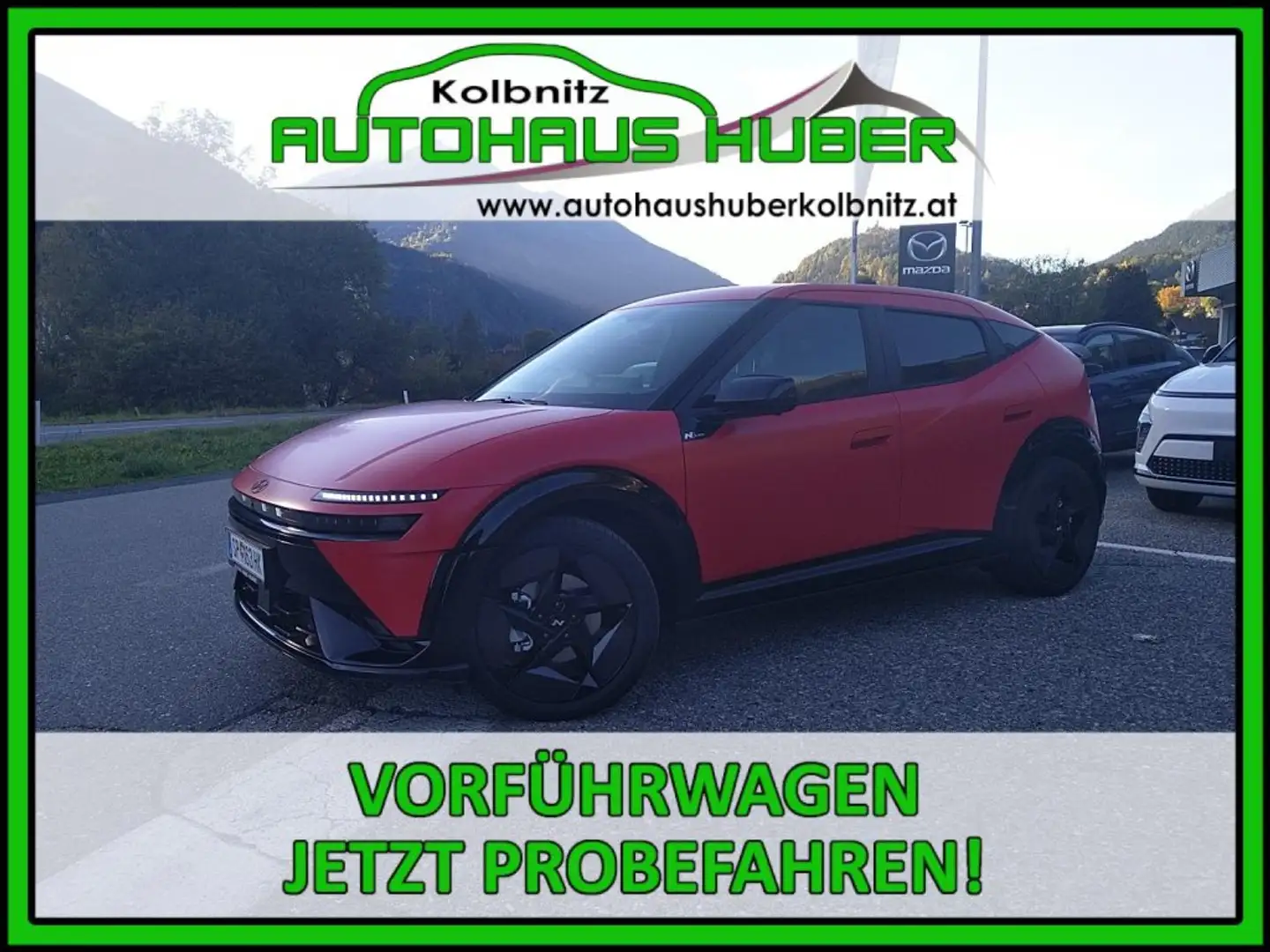 Hyundai IONIQ 3 N LINE EVO 61 kWh EV und Sitz Paket Rot - 1