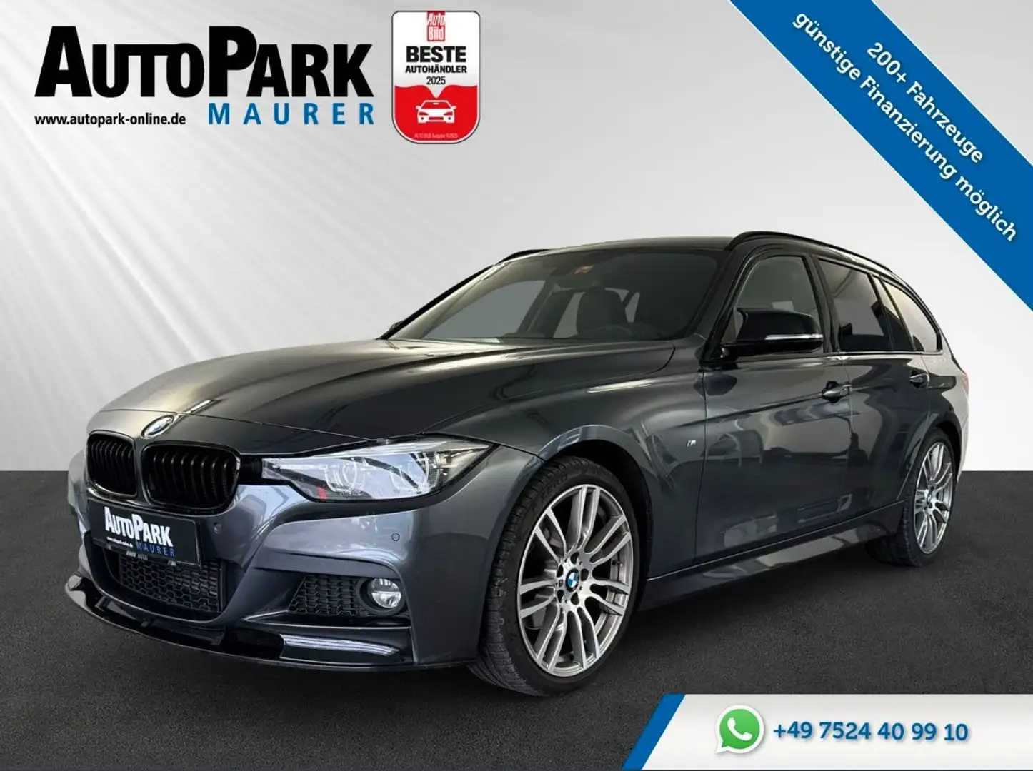 BMW 320 d Touring M Sport *Leder*Navi*LED Grau - 1