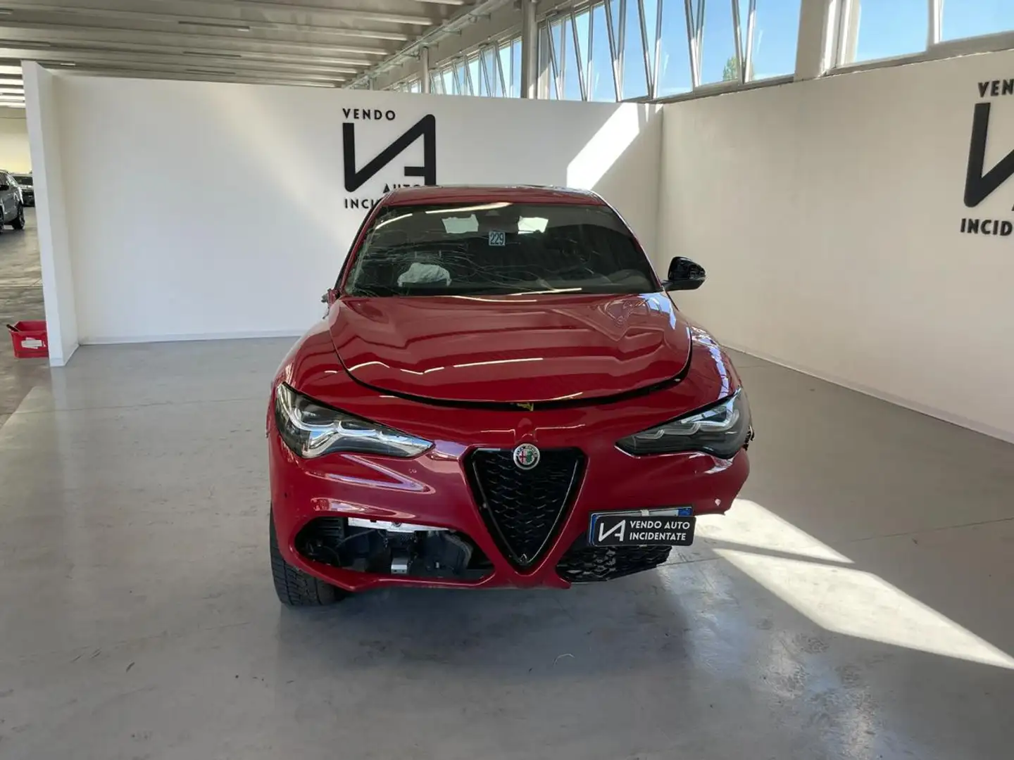 Alfa Romeo Stelvio 2.2 TURBODIESEL 210CV AT8 Q4 VELOCE Rosso - 2