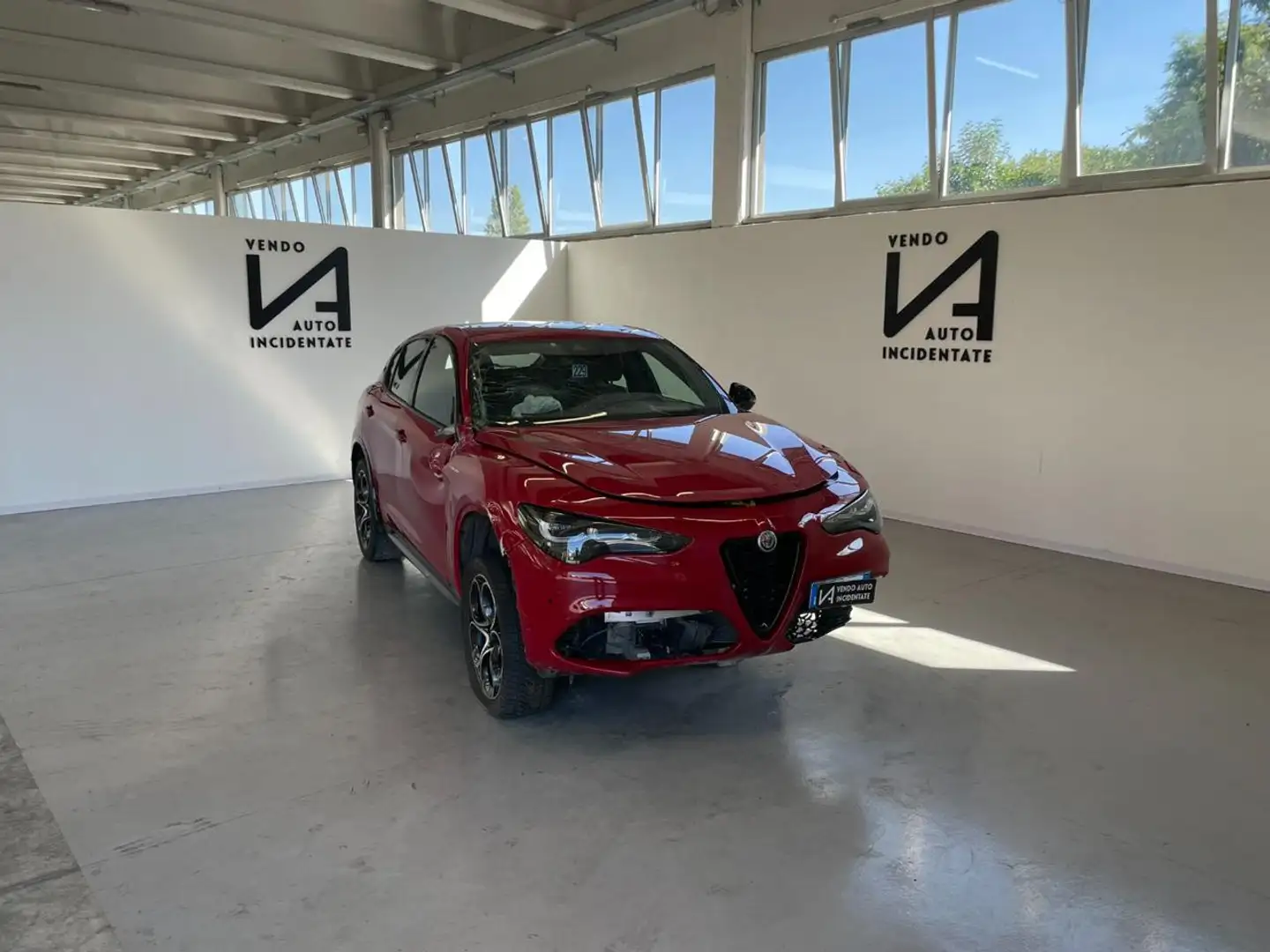 Alfa Romeo Stelvio 2.2 TURBODIESEL 210CV AT8 Q4 VELOCE Rosso - 1