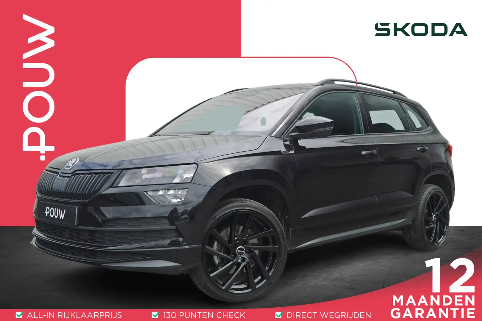 Skoda Karoq 1.5 TSI 150pk DSG ACT Sportline Business | Nieuwe Schwarz - 1