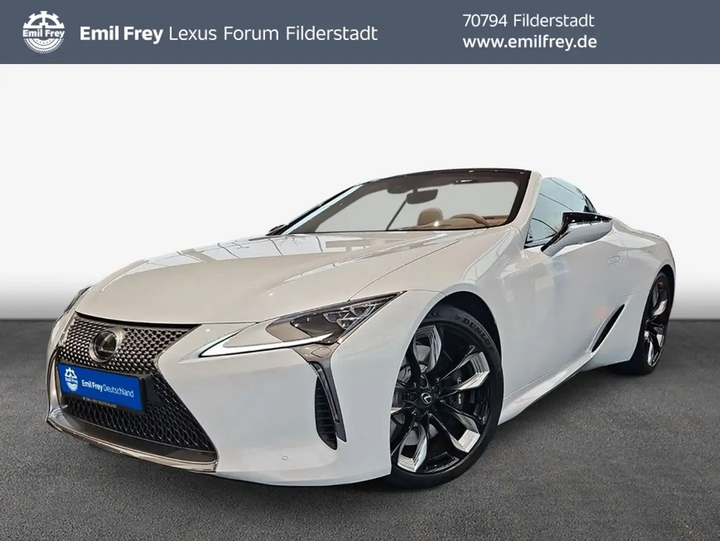 Lexus LC500 Cabriolet Performance Alle Extr Blanc - 1