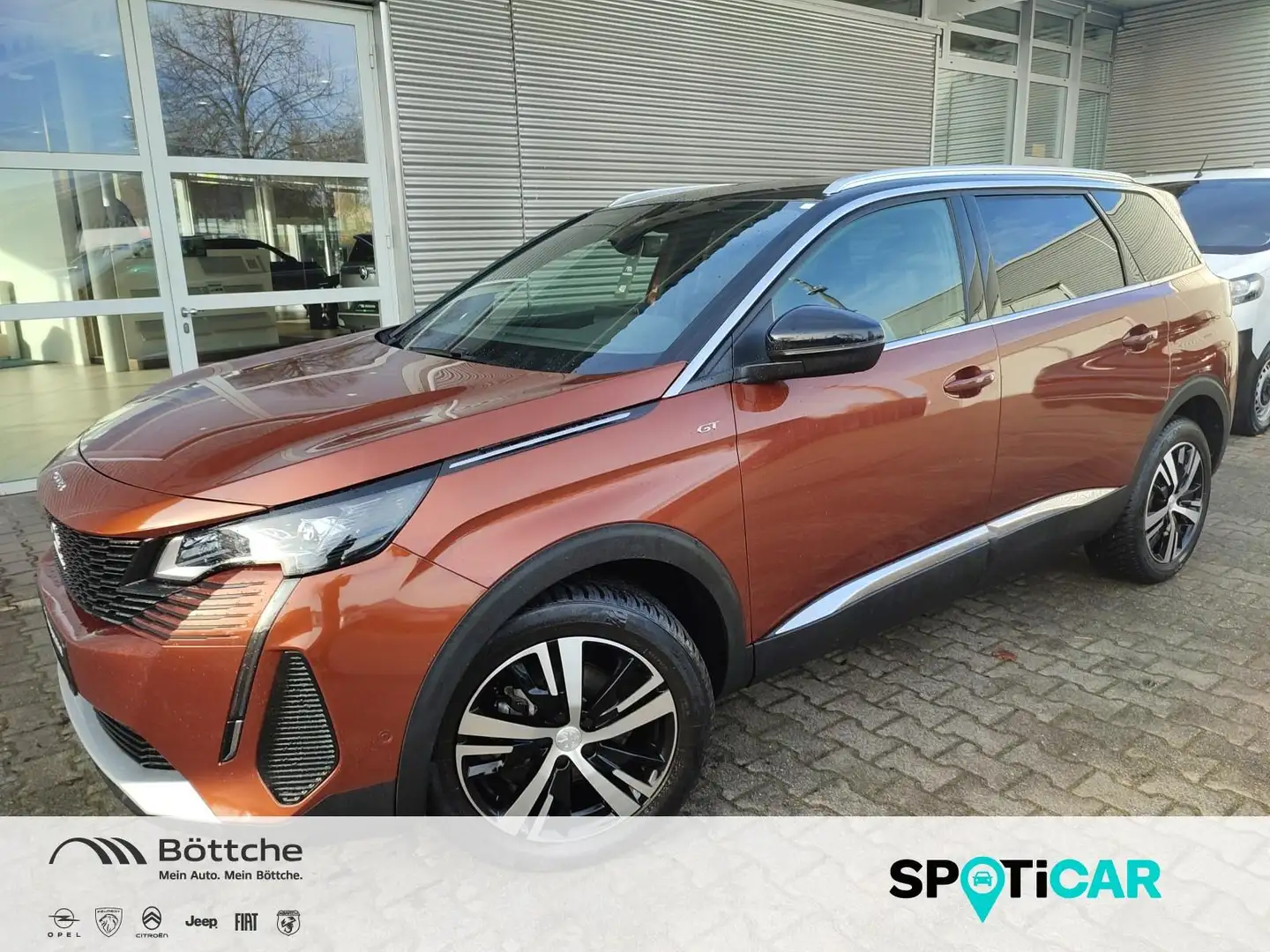 Peugeot 5008 1.2 12V e-THP,Klima,SHZ,Kamera,PDC,Navi,Heck el.,A Orange - 1