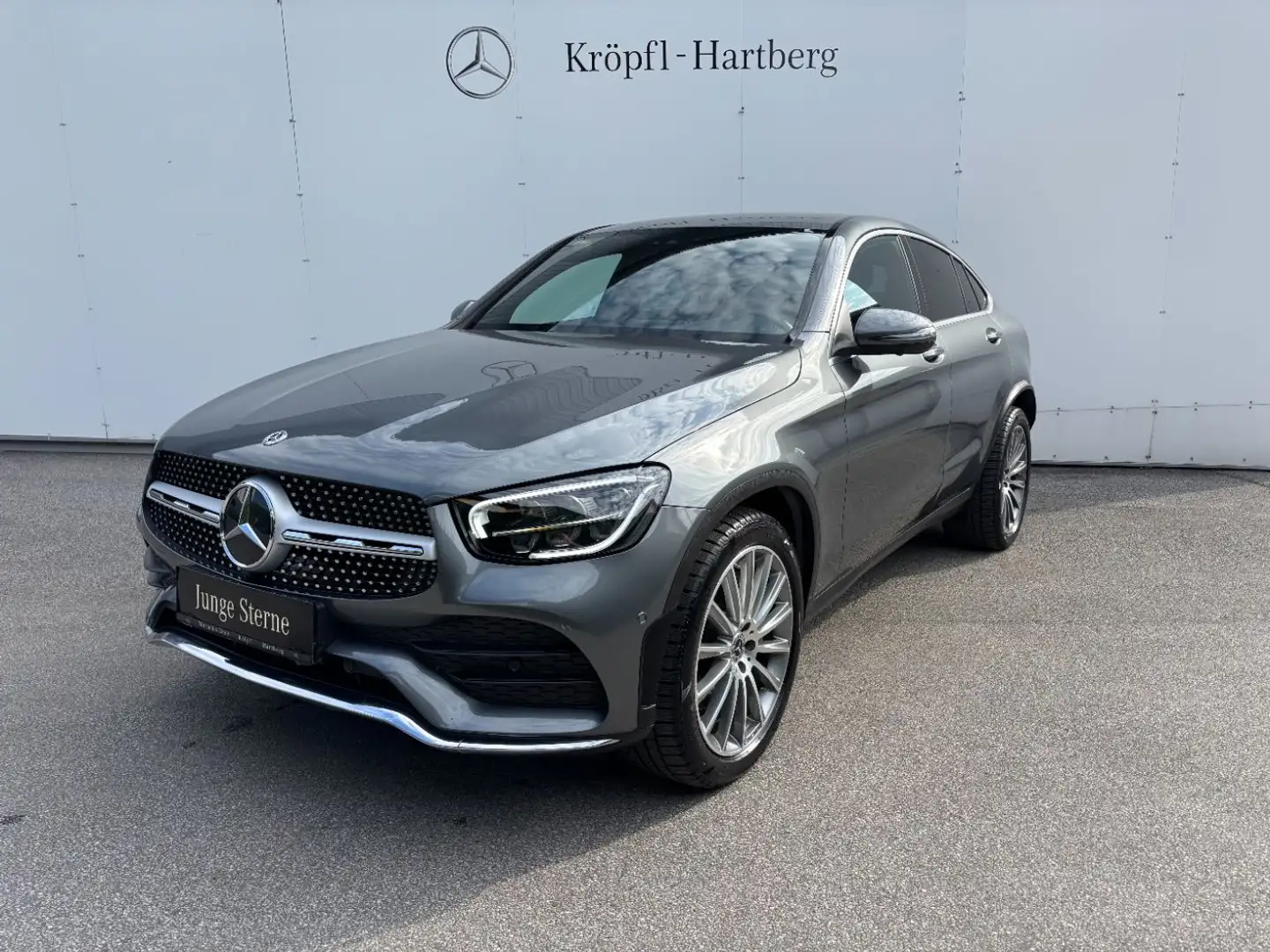 Mercedes-Benz GLC 300 d 4MATIC Coupé PTS Shz Ambi AMG  eHeck Grau - 2