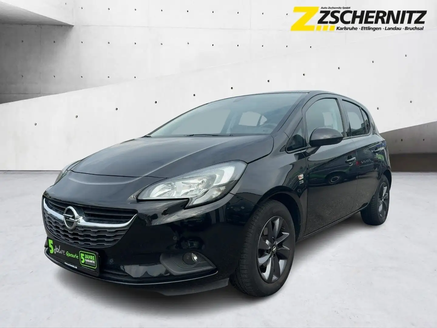 Opel Corsa eco Flex 1.4 120 Jahre SHZ+Kam.+KlimaA+LM Schwarz - 1