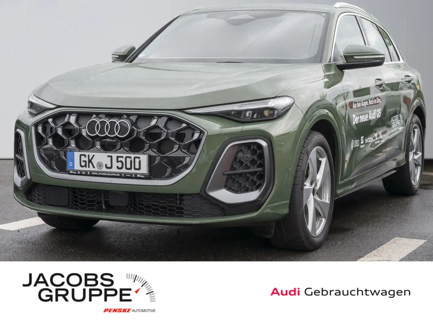 Audi Q5 40 TDI quattro S line Luftfederung, MMI ex Grün - 1