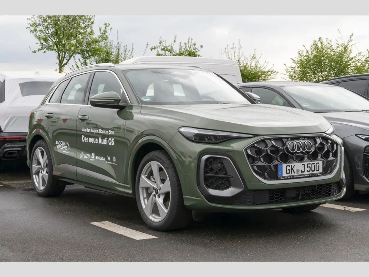 Audi Q5 40 TDI quattro S line Luftfederung, MMI ex Grün - 2