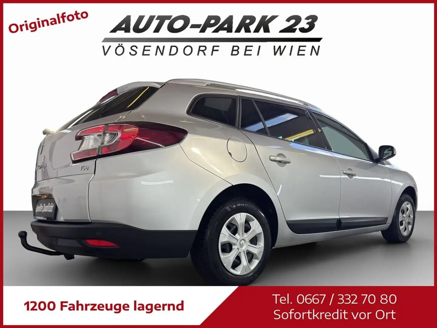 Renault Megane Mégane Grandtour Dynamique TCe 130PS*NUR100.000... Silber - 1