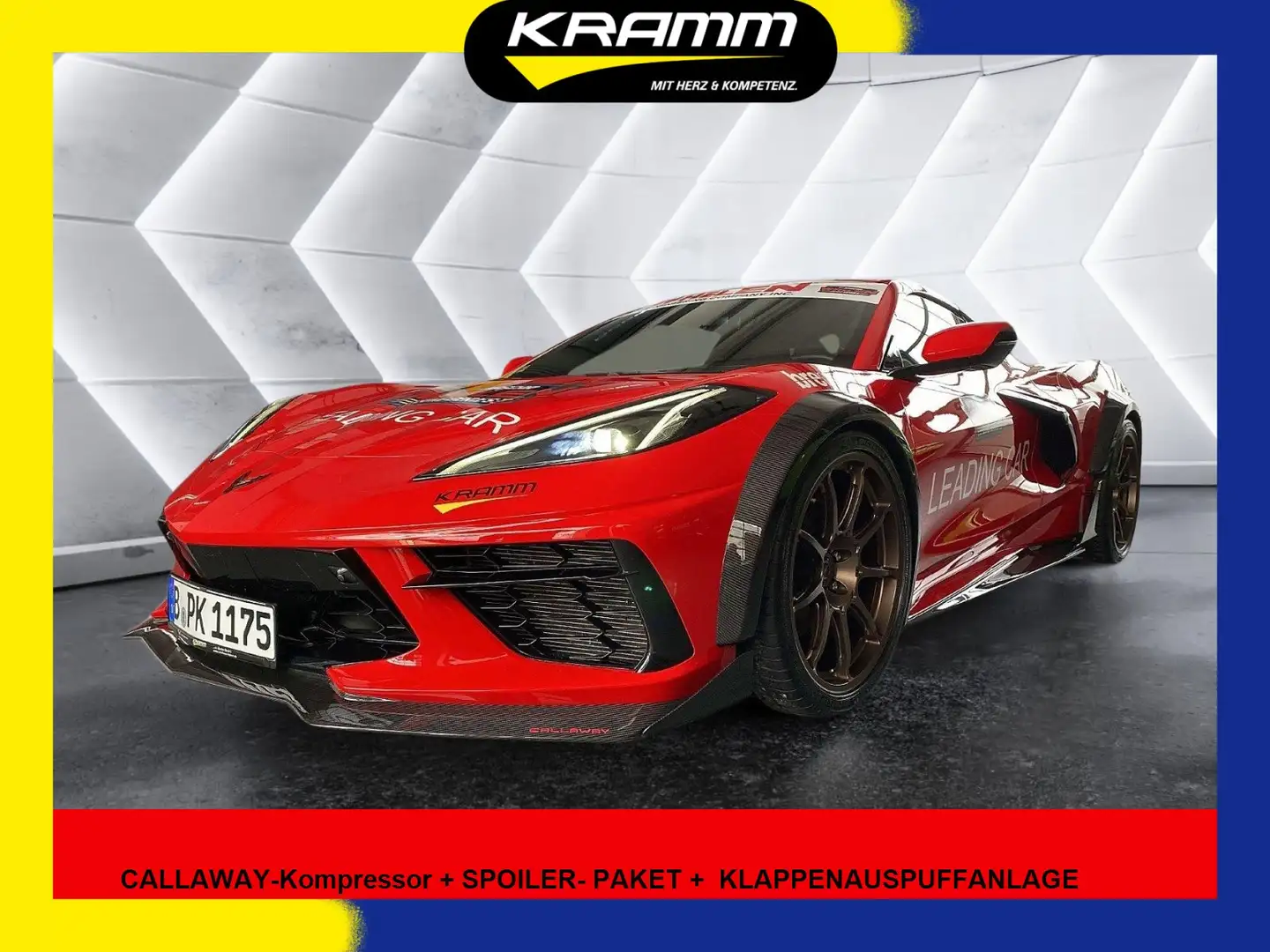 Corvette C8 Coupe Z51 Callaway+Widebody Rot - 1