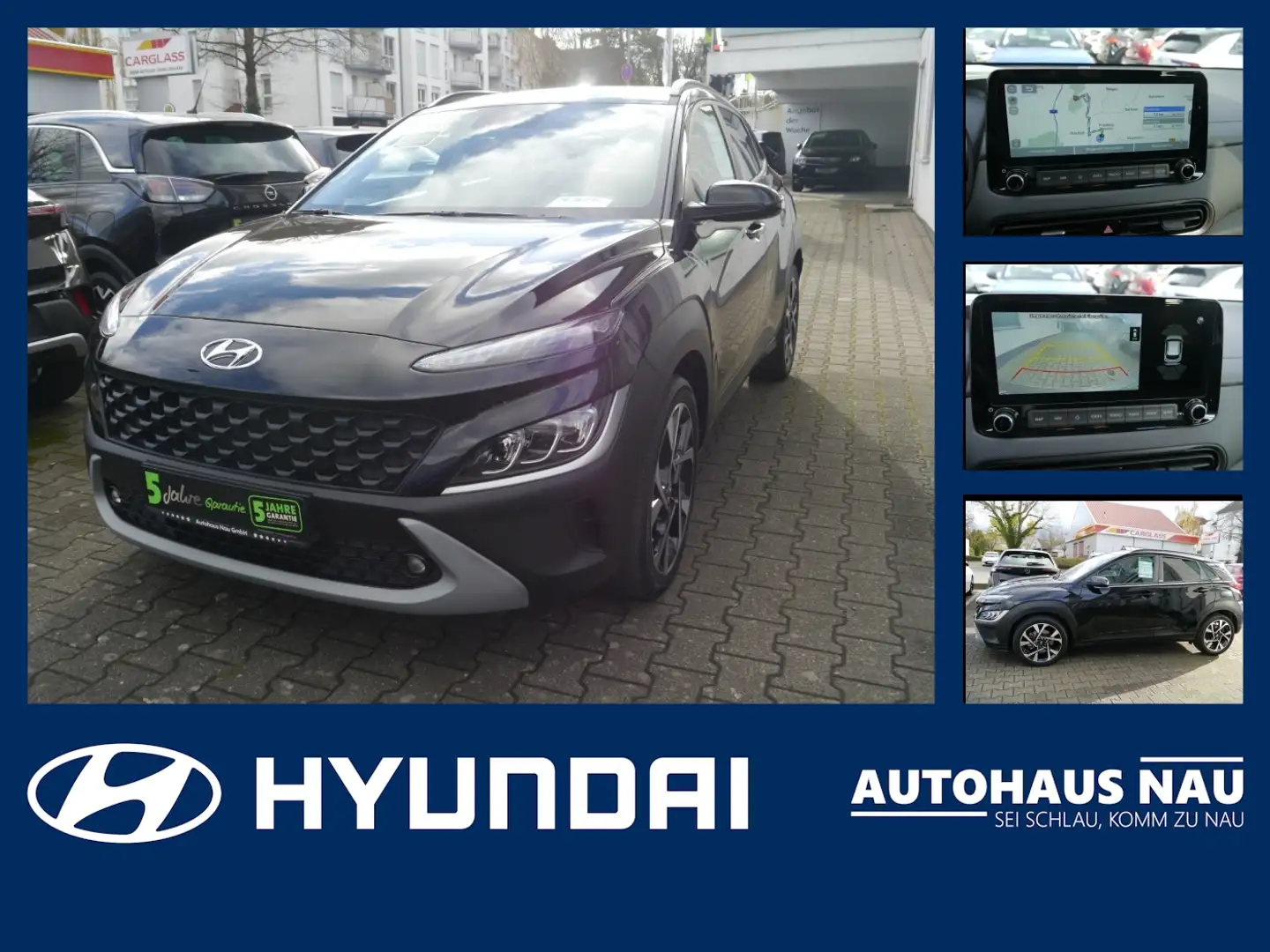 Hyundai KONA 1.0 T-GDI INTRO BigDeal Inspektionspaket Schwarz - 1