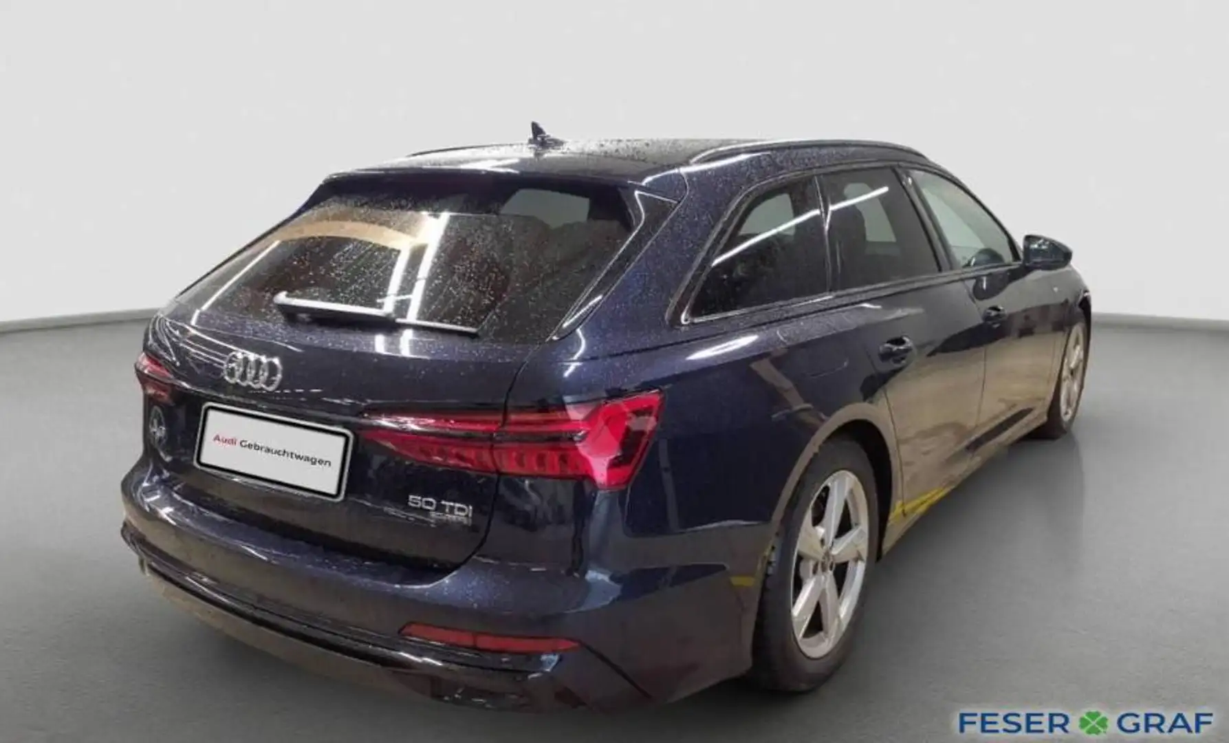 Audi A6 Ava S line 50 TDI qu. tiptro+Matrix+AHK+Tour Blau - 2
