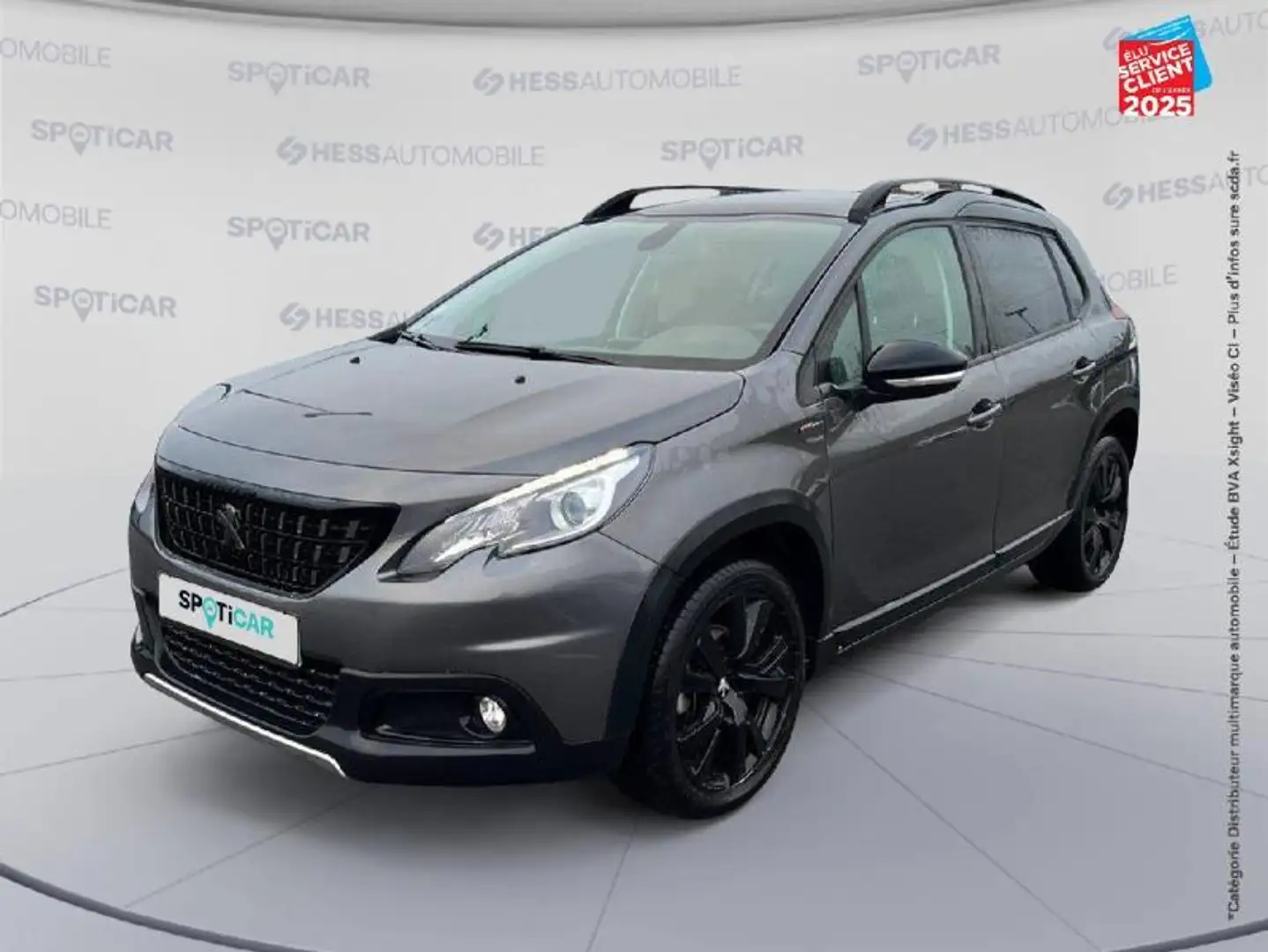 Peugeot 2008 1.2 PureTech 130ch E6.c GT Line S\u0026S EAT6 6cv Gris - 1