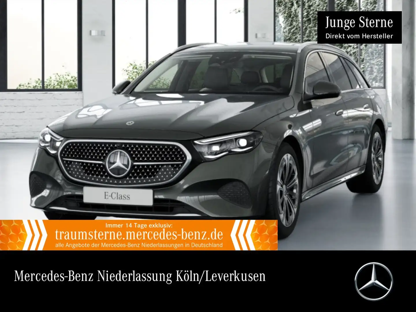 Mercedes-Benz E 300 e T Hybrid Avantgarde Fahrass 360° Distr. 9G Grau - 1